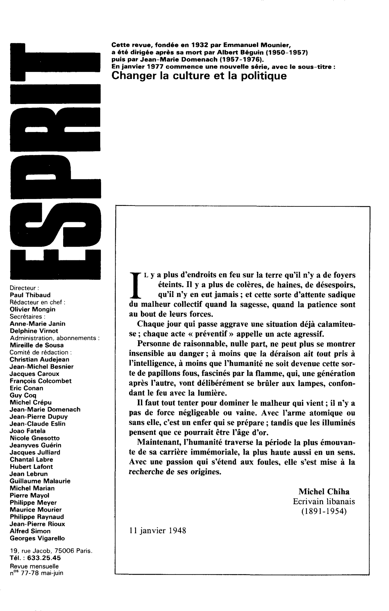 Editorial