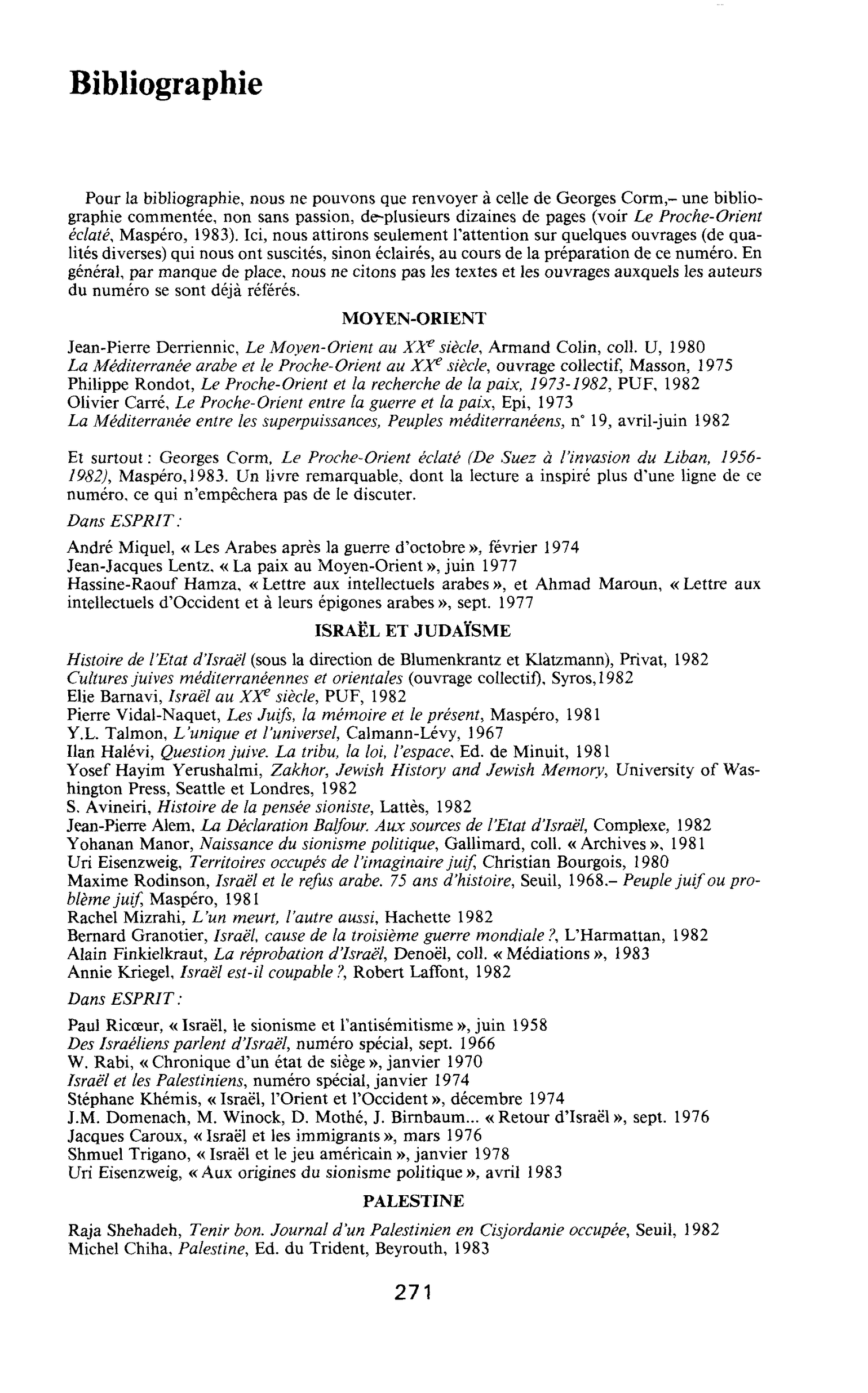 Bibliographie