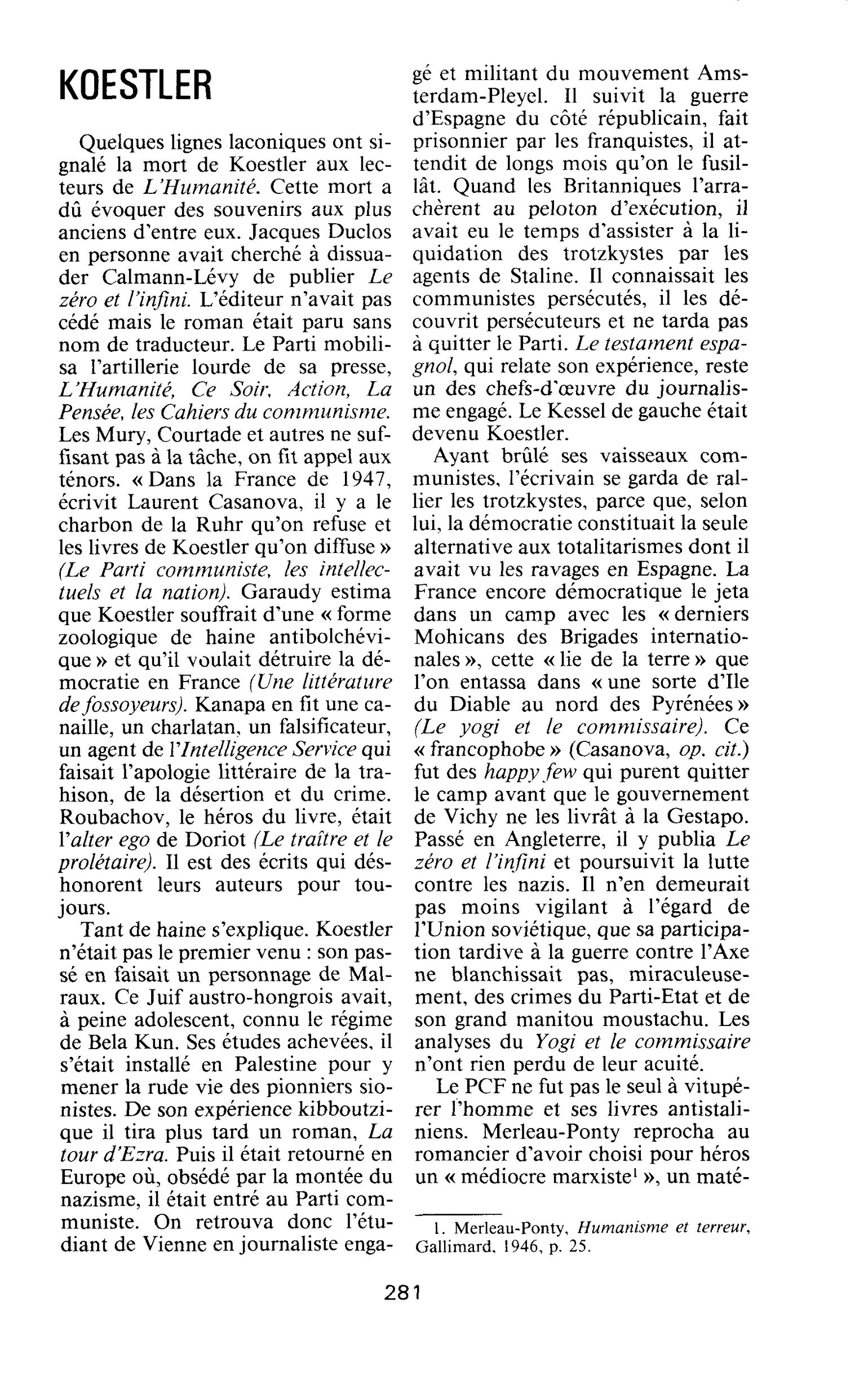 KOESTLER