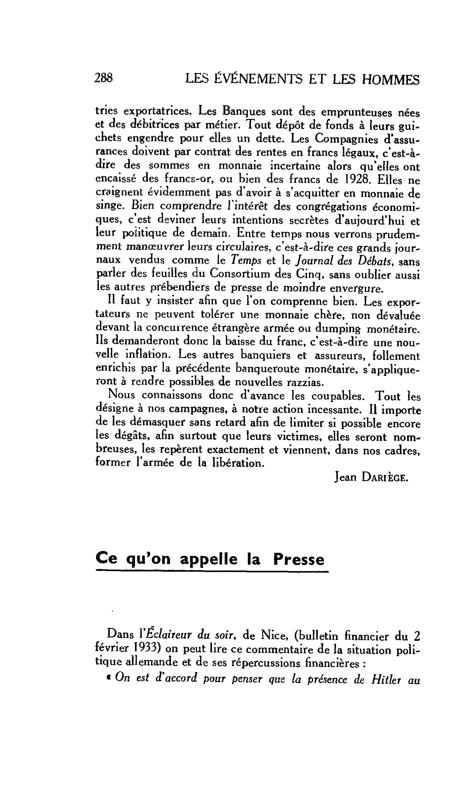 LA CITÉ : Ce qu’on appelle la Presse
