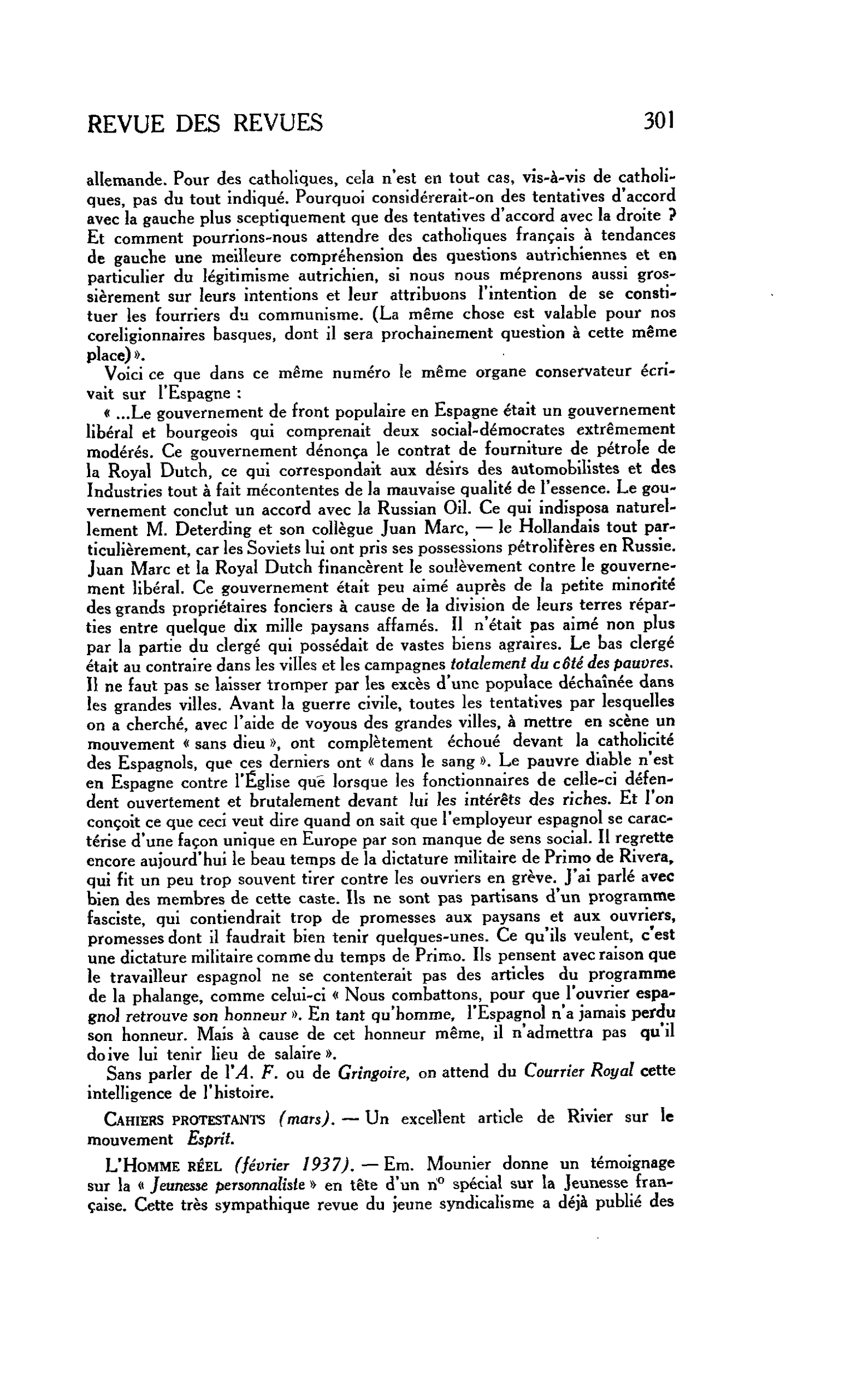 Cahiers protestants (mars)