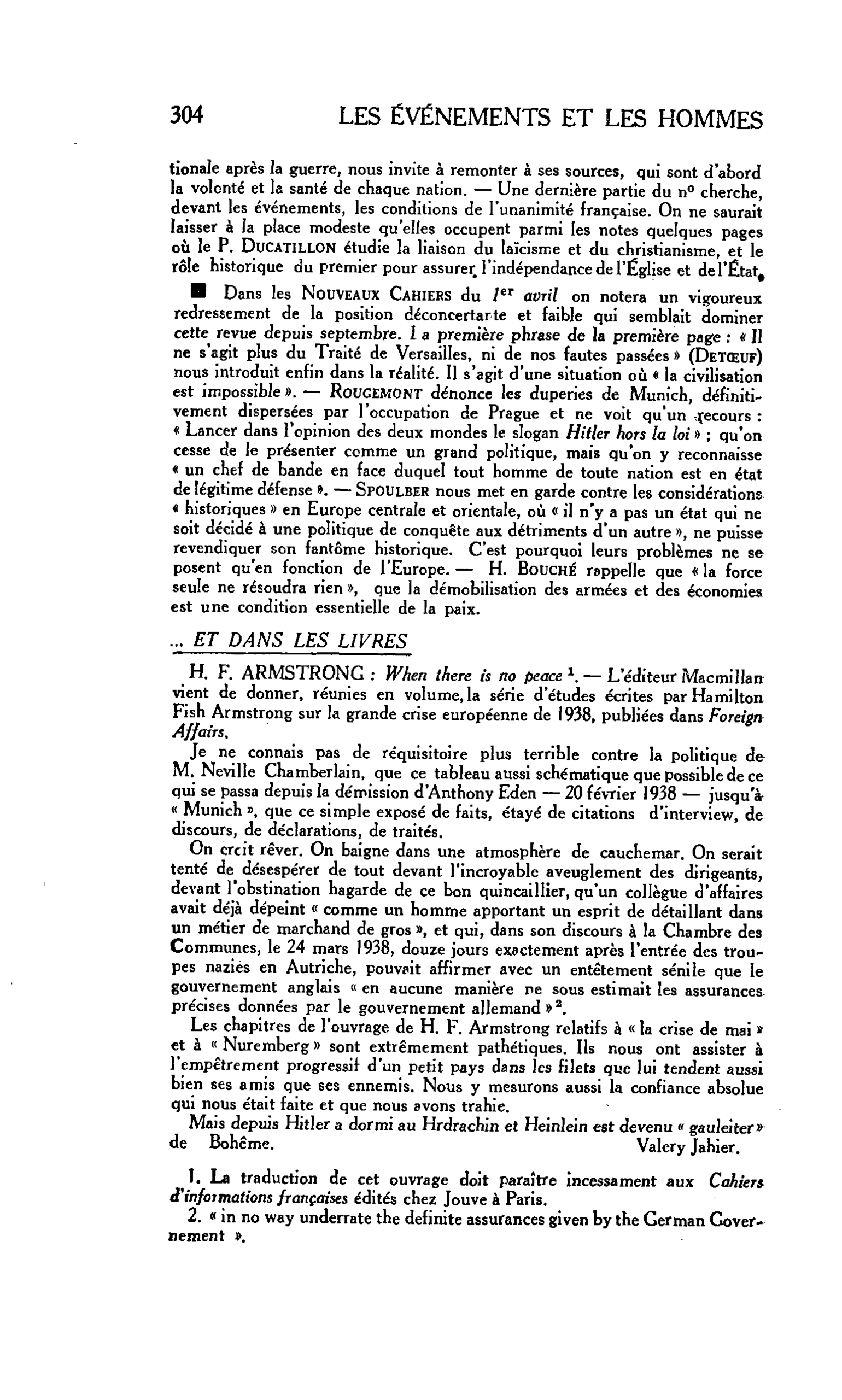 Journal des Témoins : Nouveaux Cahiers
