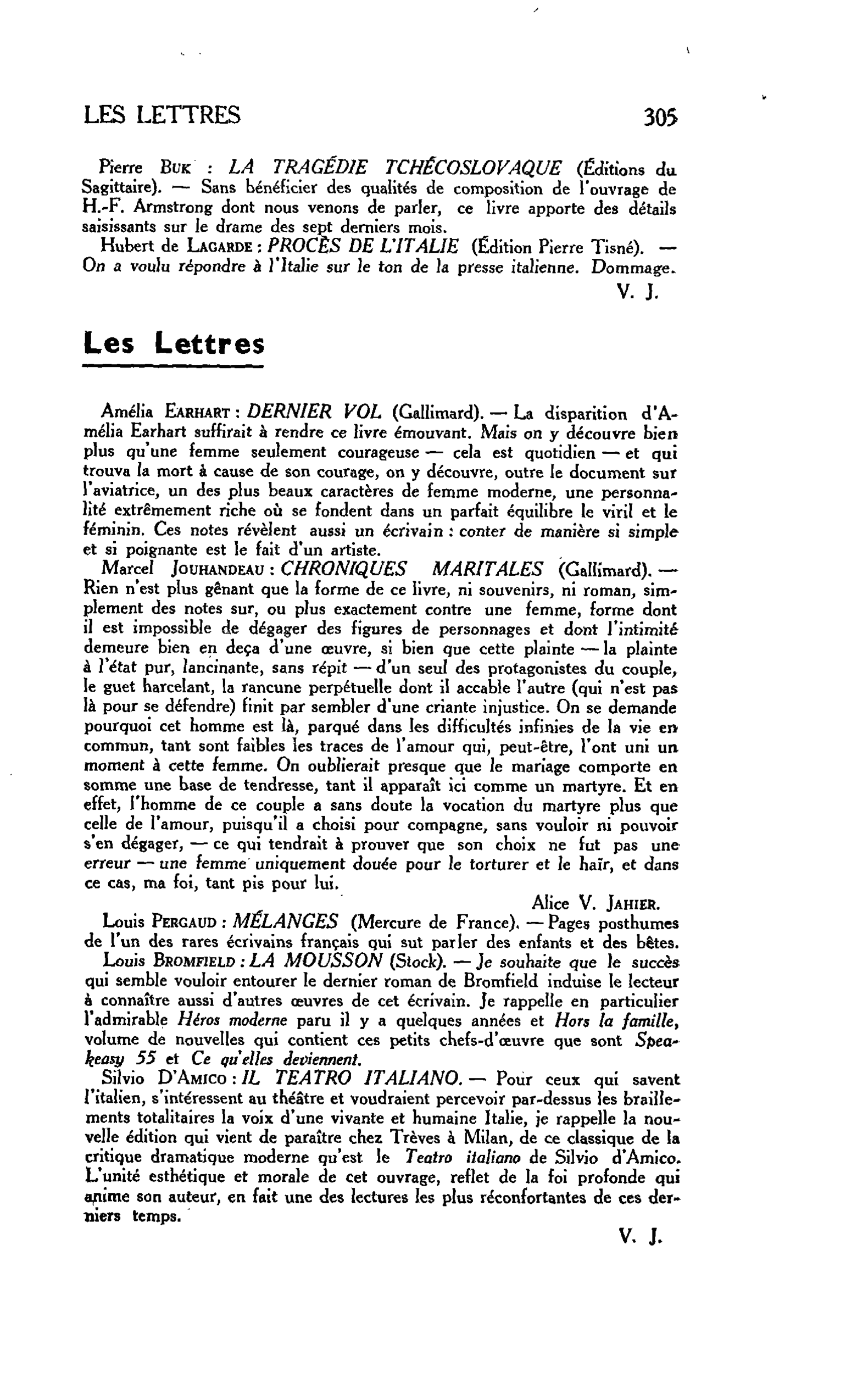 Les Lettres. Silvio D’Amico : IL TEATRO ITALIANO