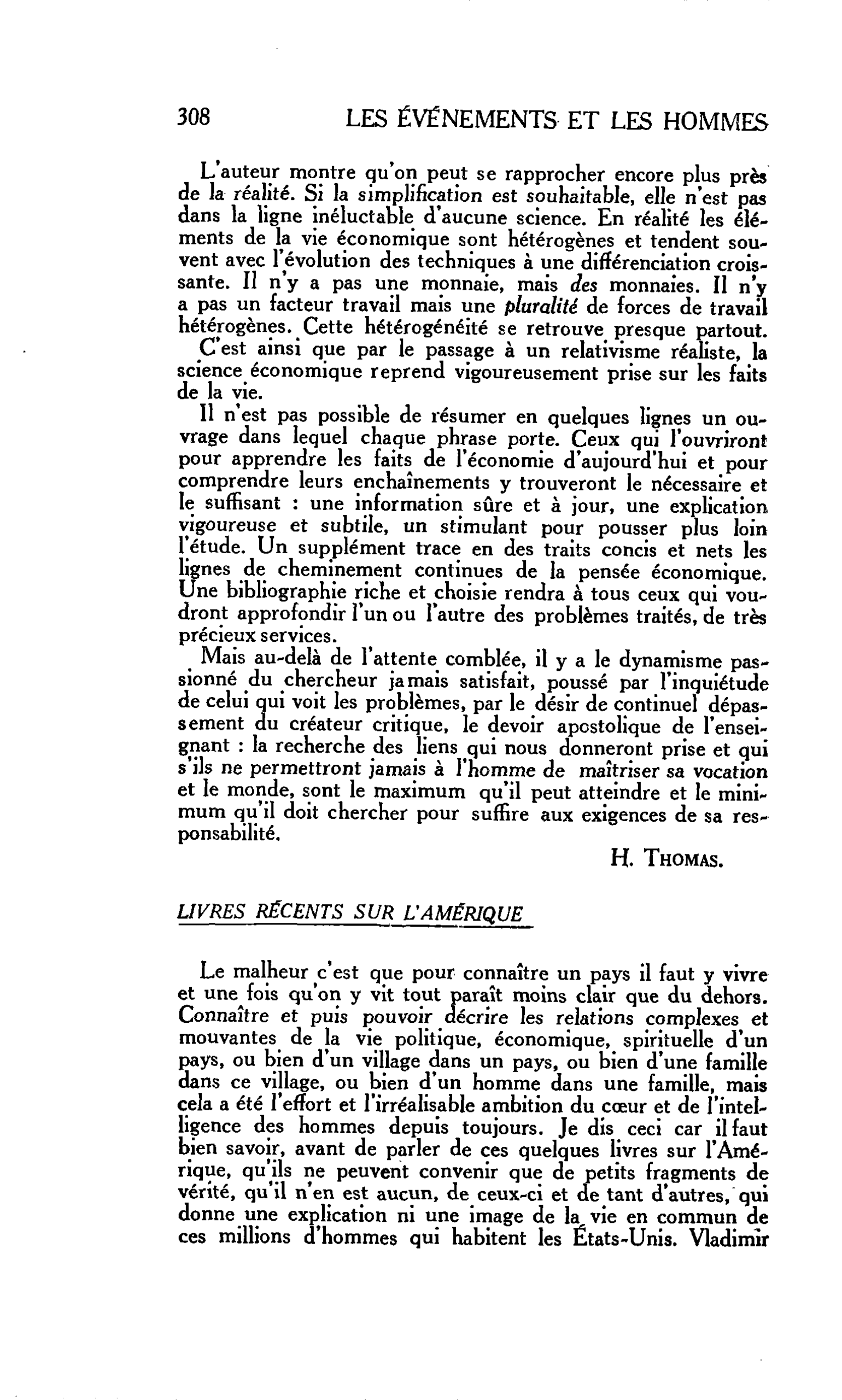 Les Lettres : LIVRES RÉCENTS SUR L’AMÉRIQUE