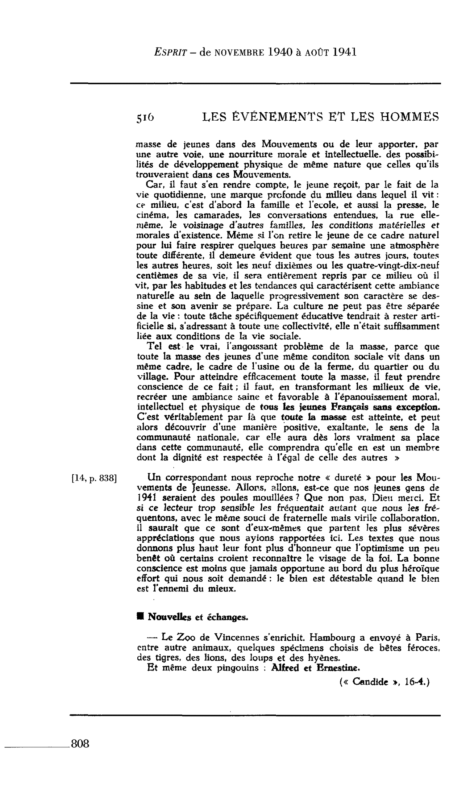 Journal des Témoins : Nouvelles et échanges