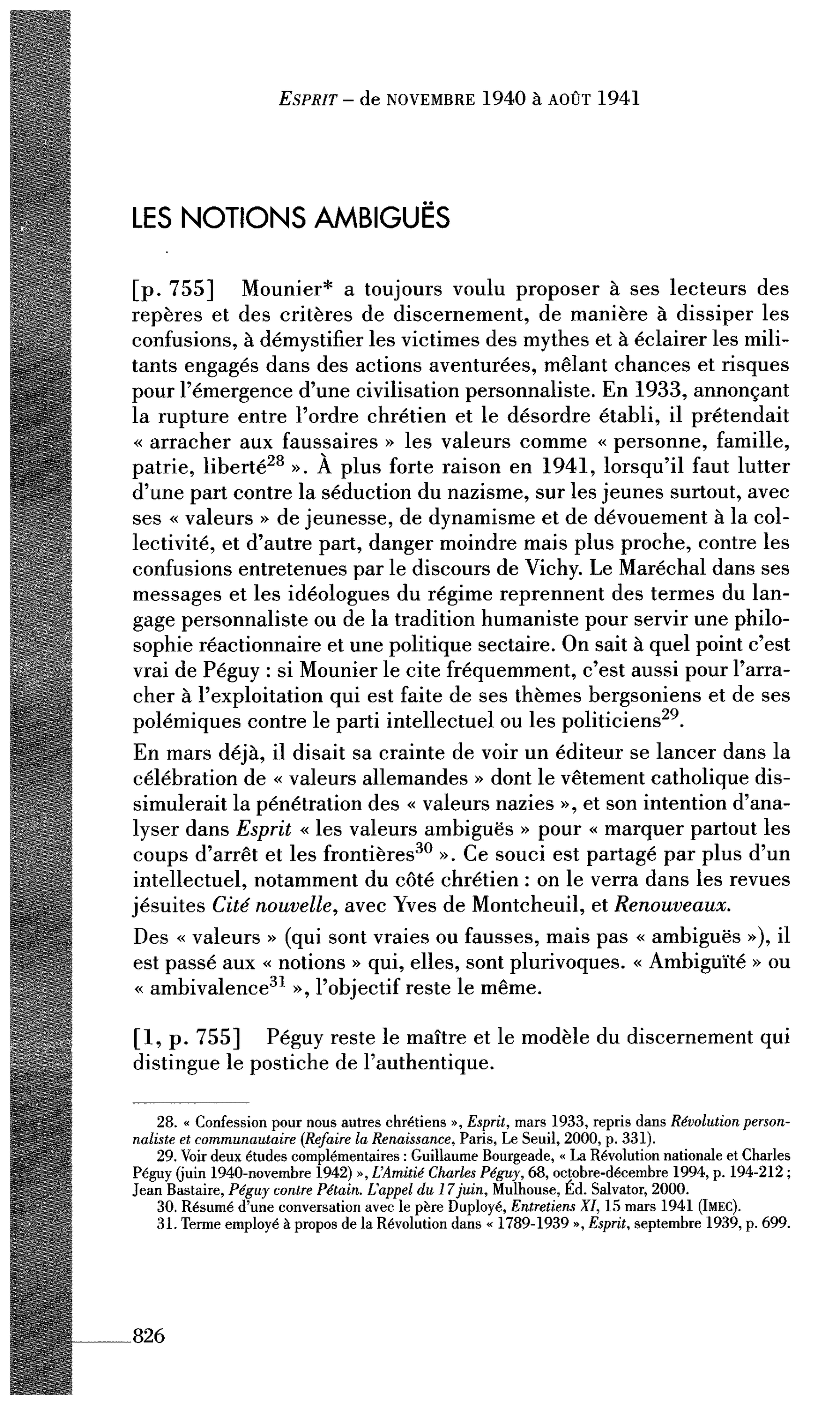 LES NOTIONS AMBIGUËS