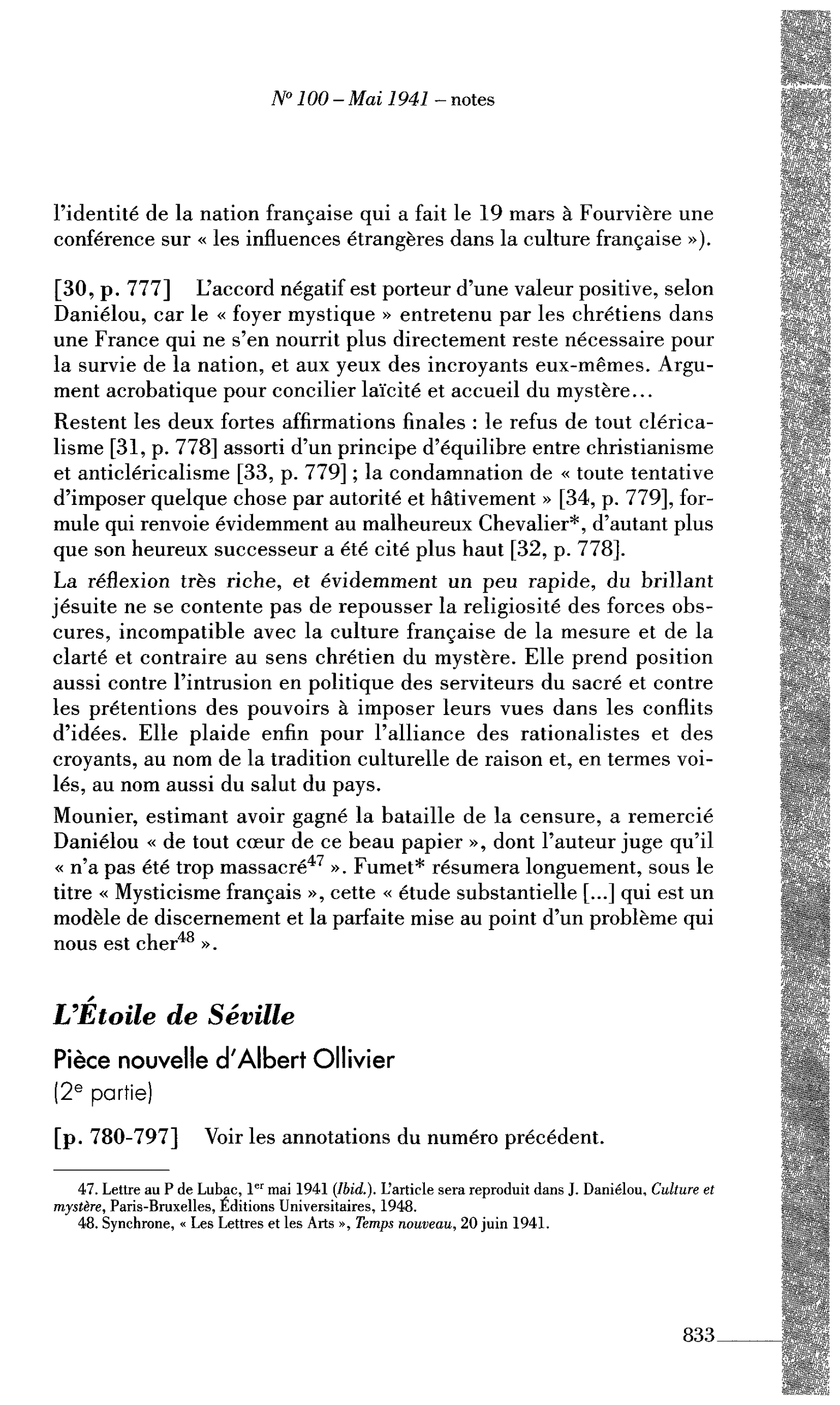 L’Étoile de Séville : Pièce nouvelle d’ Albert Ollivier (par Ollivier Albert)