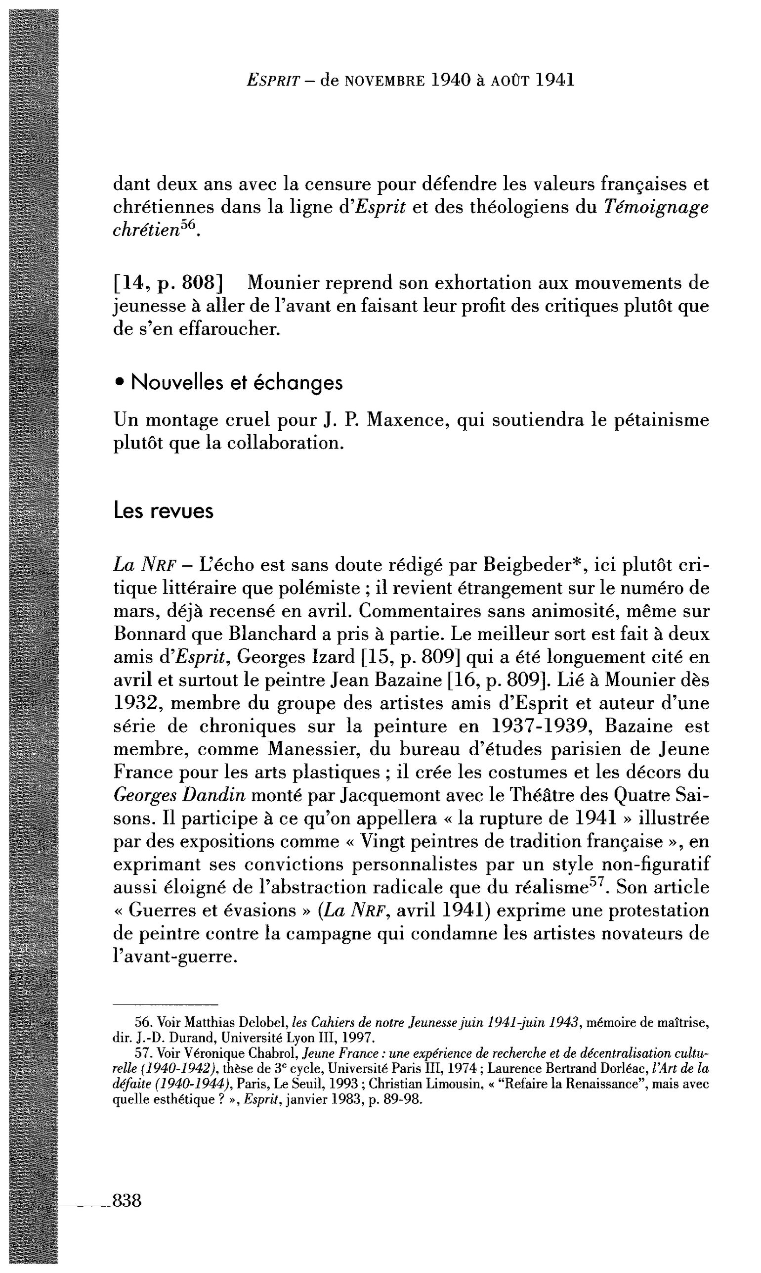 Journal des Témoins : Nouvelles et échanges