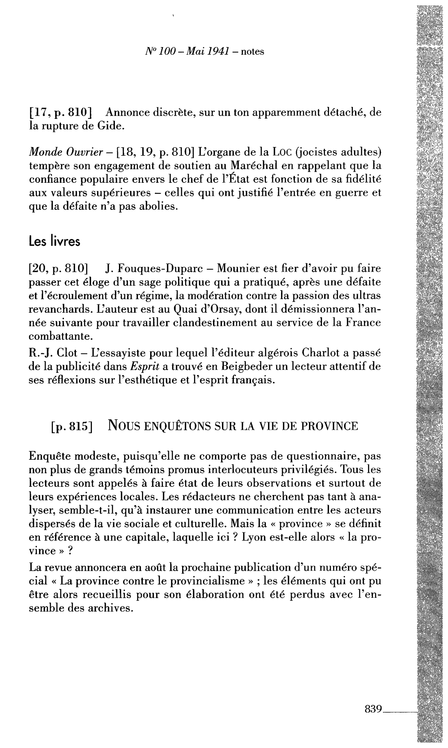 Journal des Témoins : Les livres