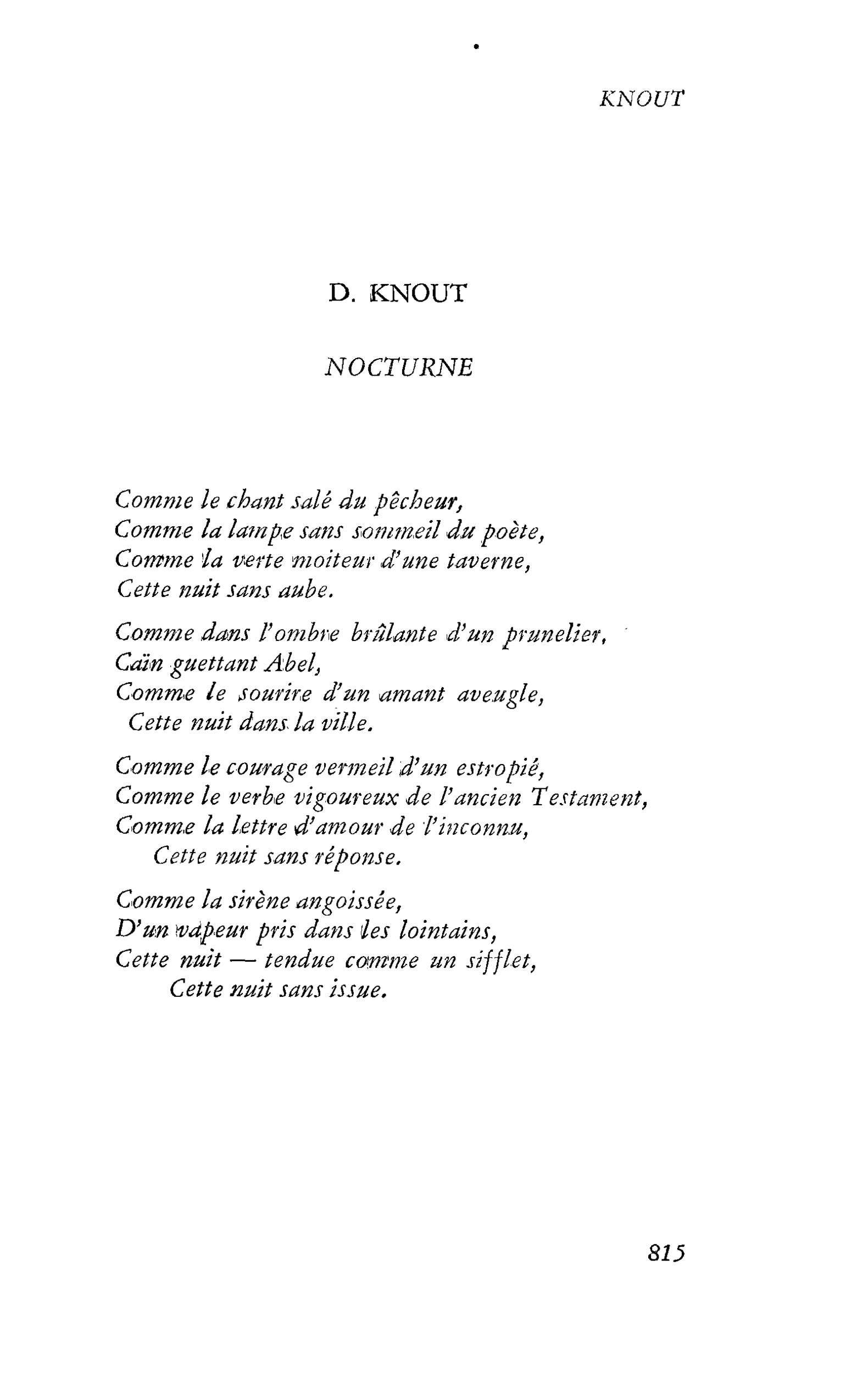 NOCTURNE