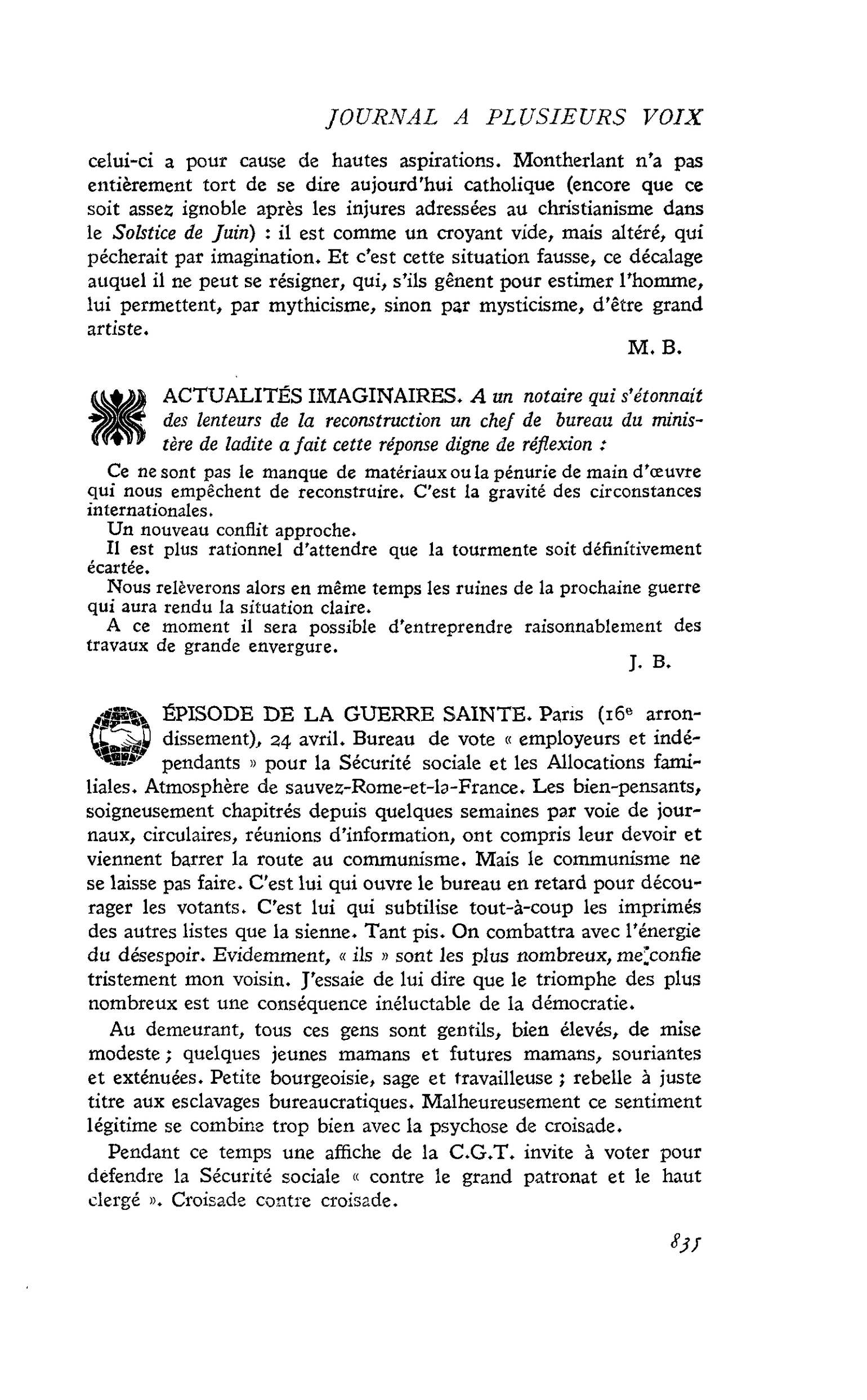 ÉPISODE DE LA GUERRE SAINTE