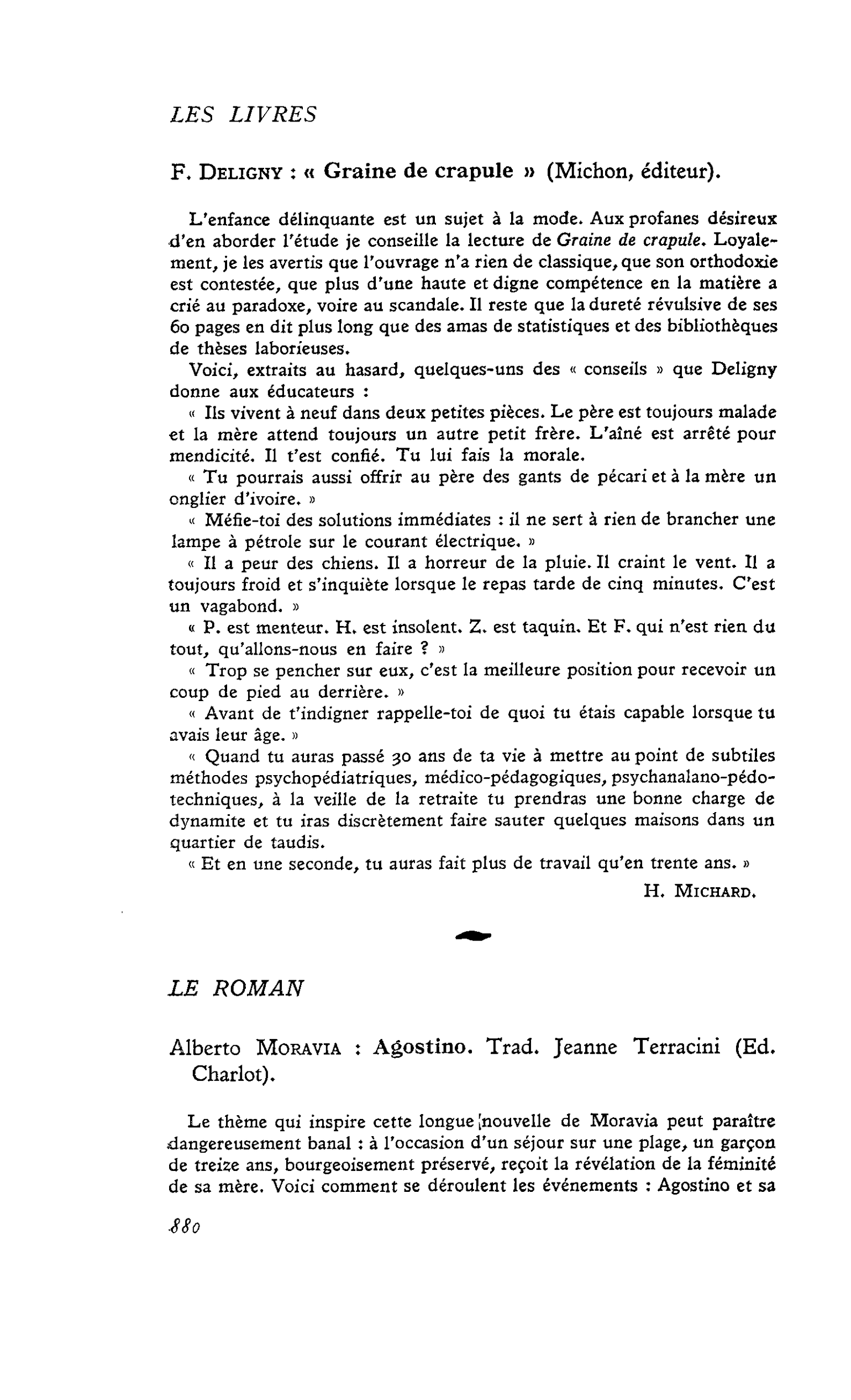 Alberto Moravia : Agostino