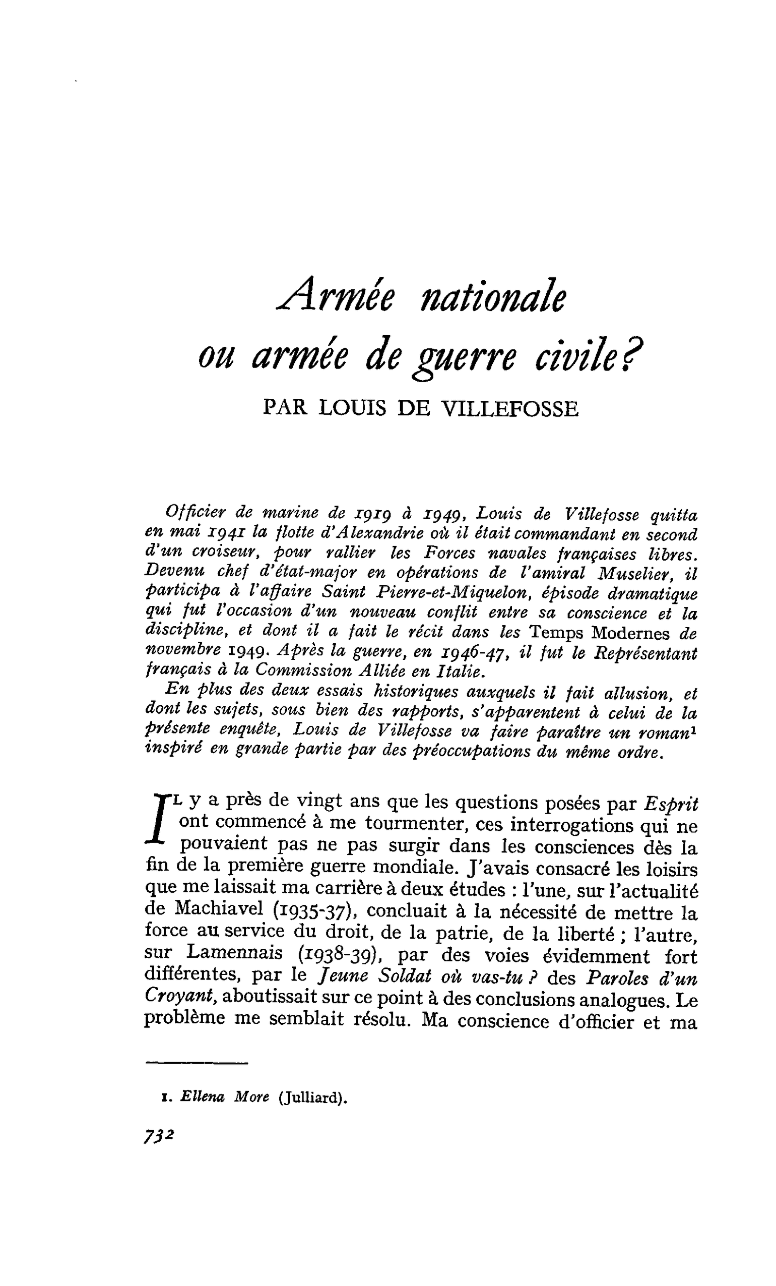 Armée nationale ou armée de guerre civile ?