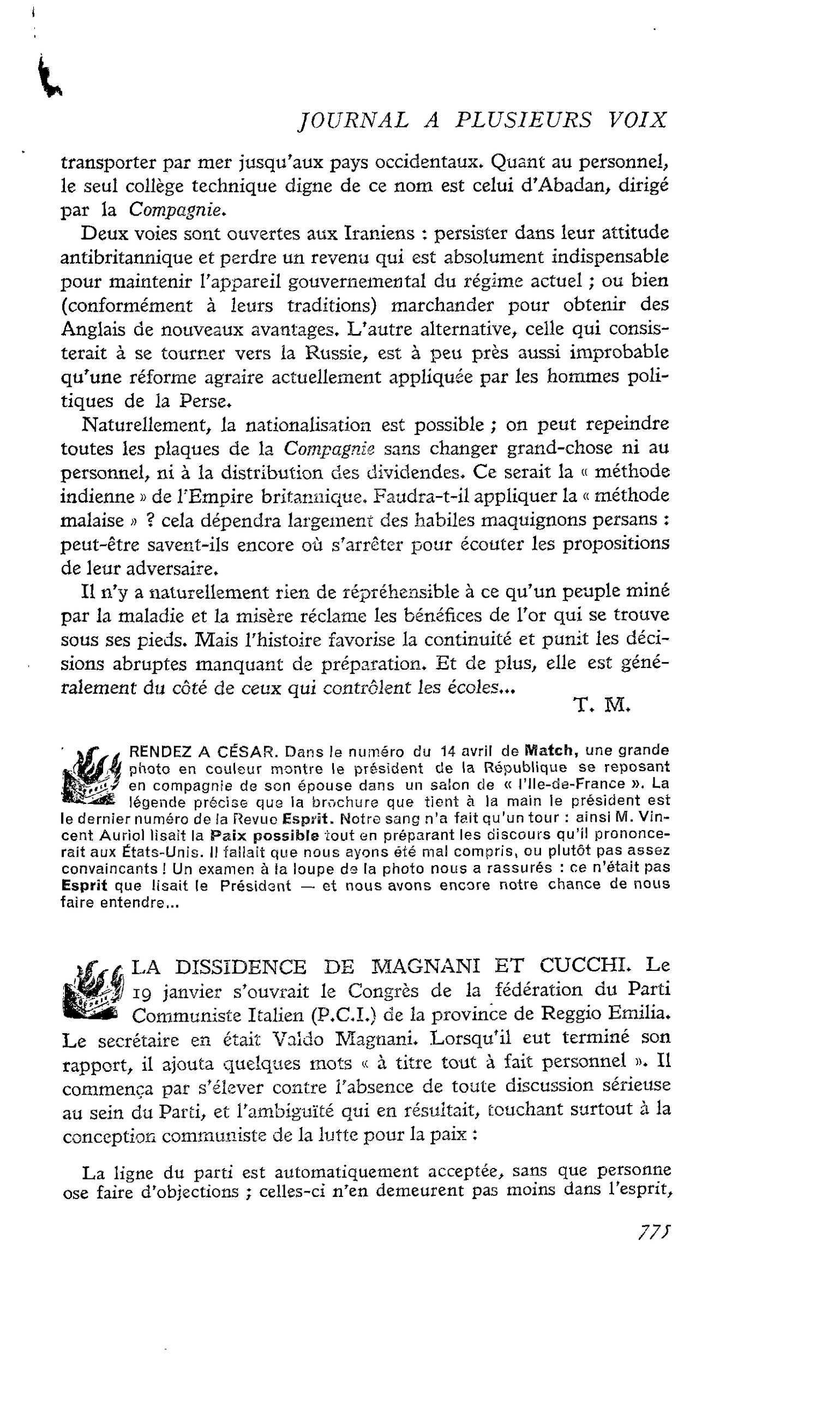 RENDEZ A CÉSAR