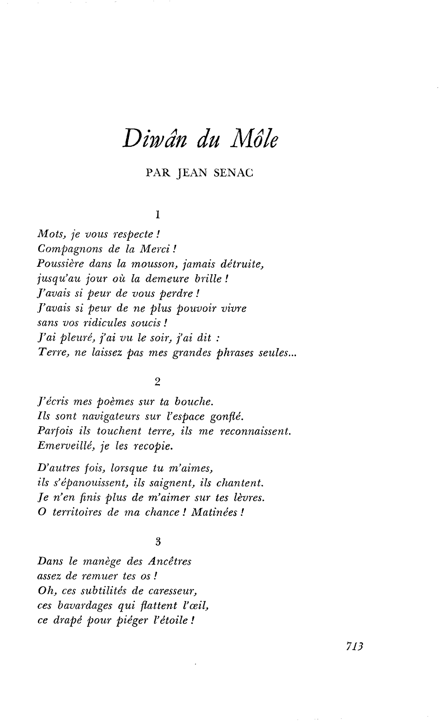 Diwân du Môle