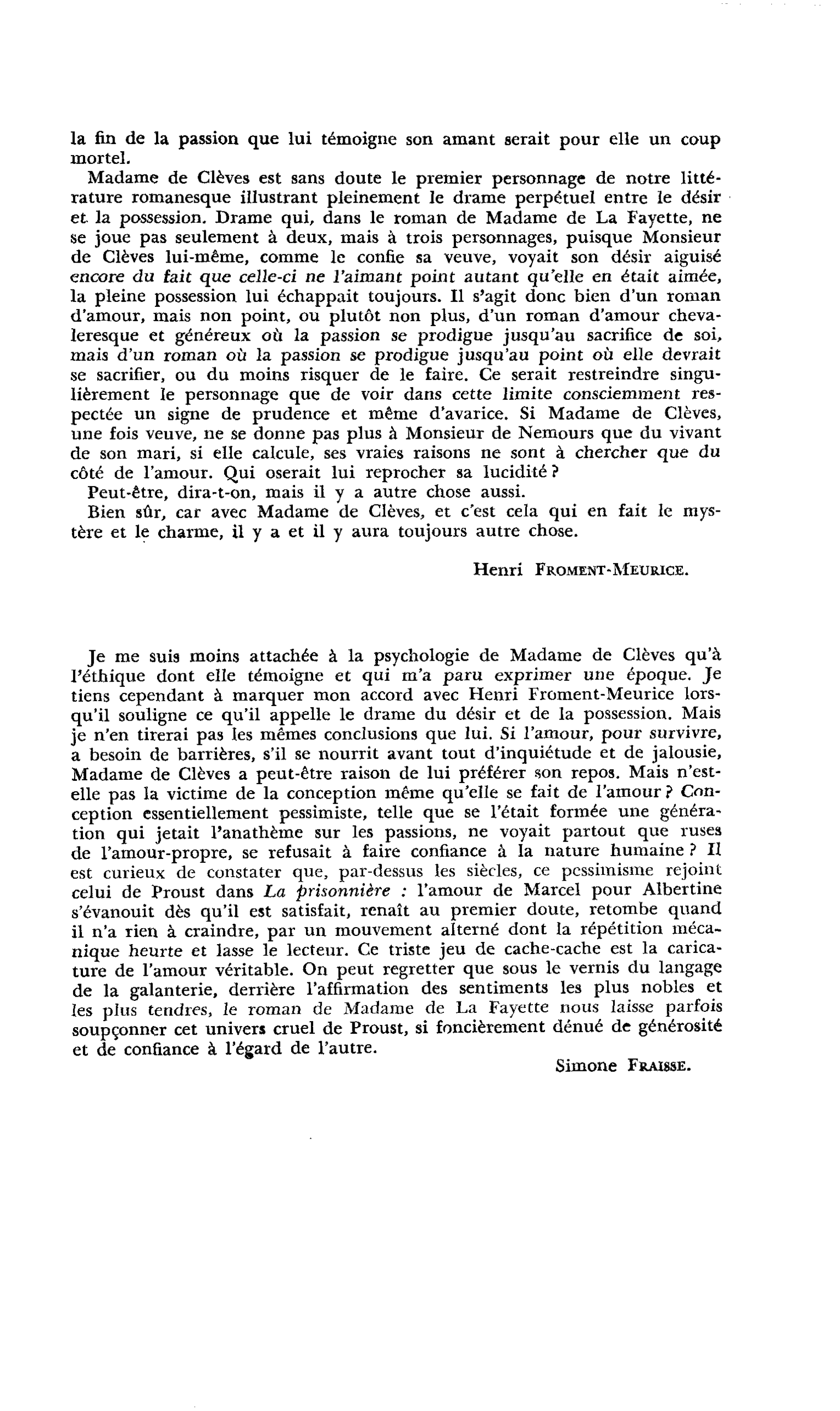 Correspondance