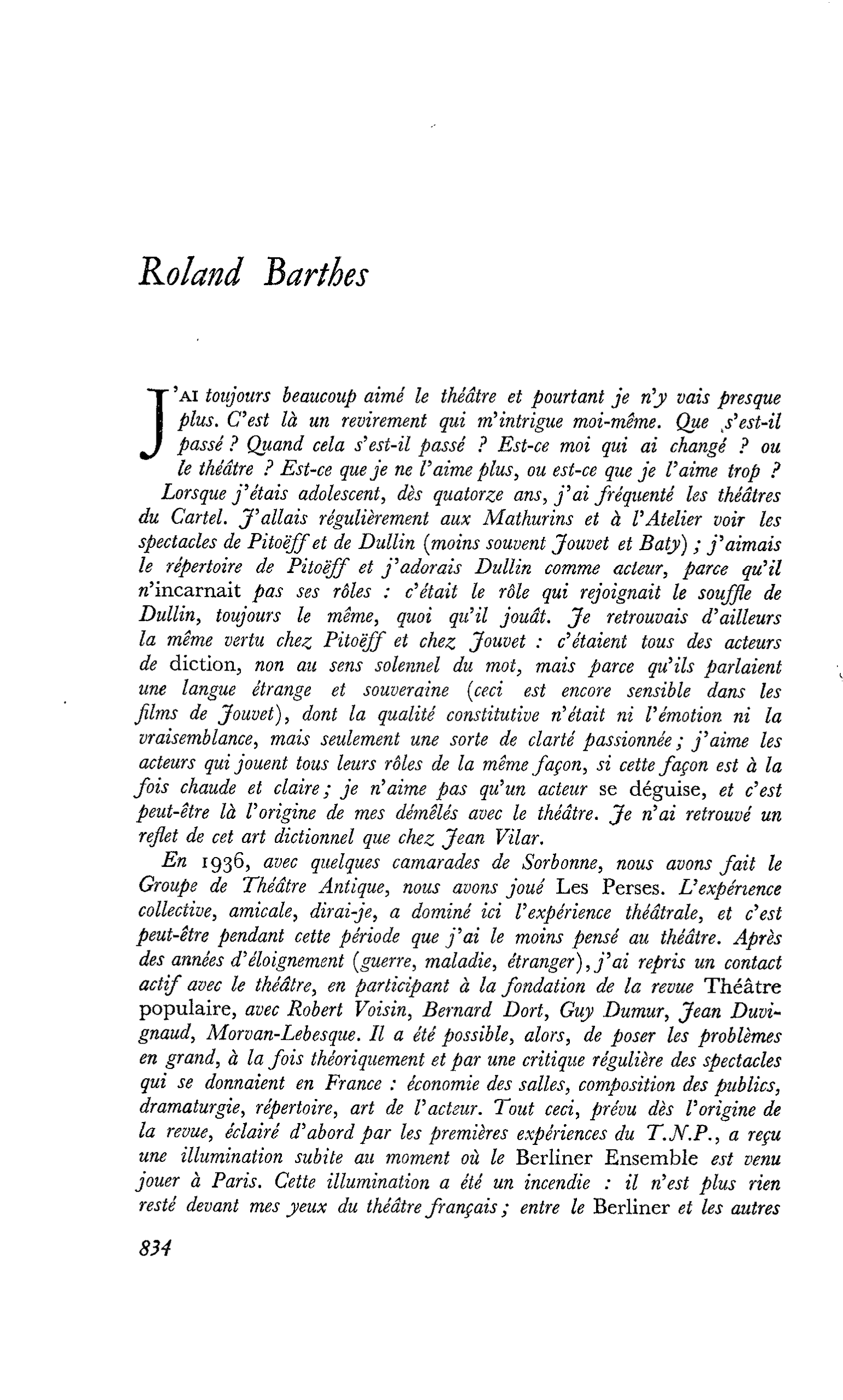 Roland Barthes