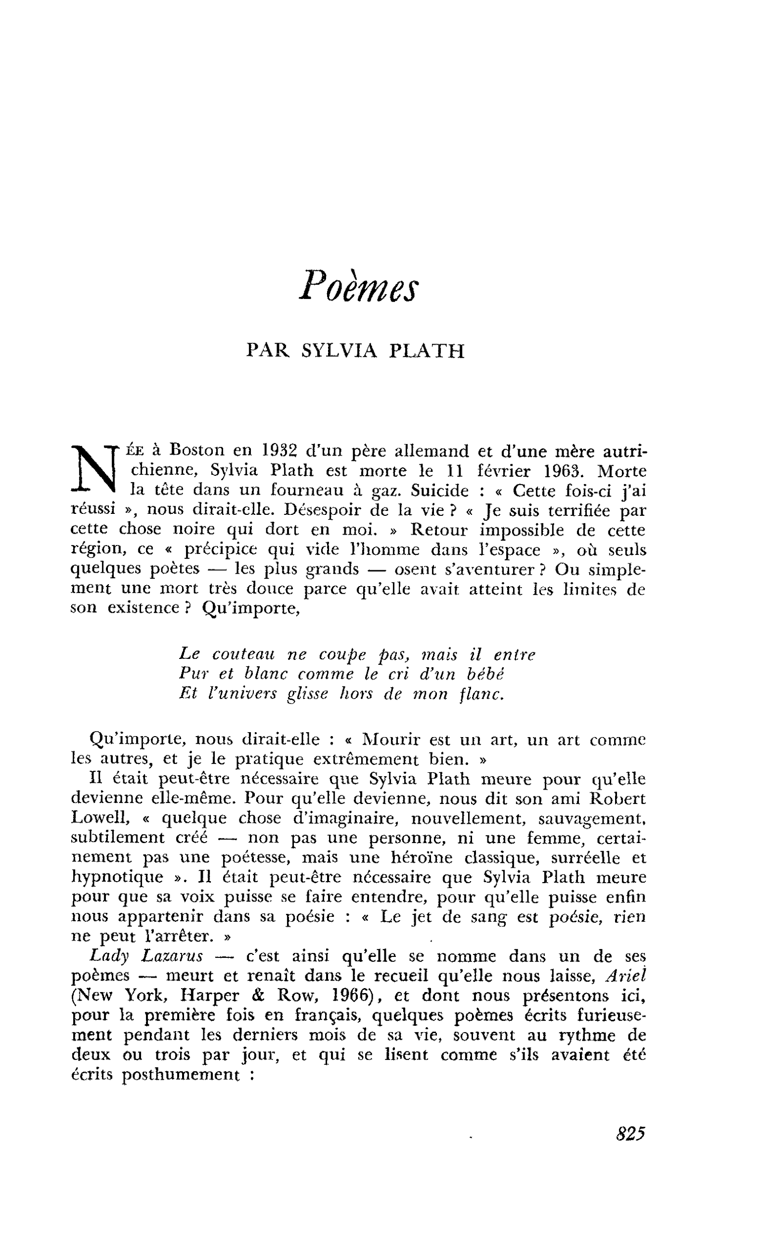 Poèmes
