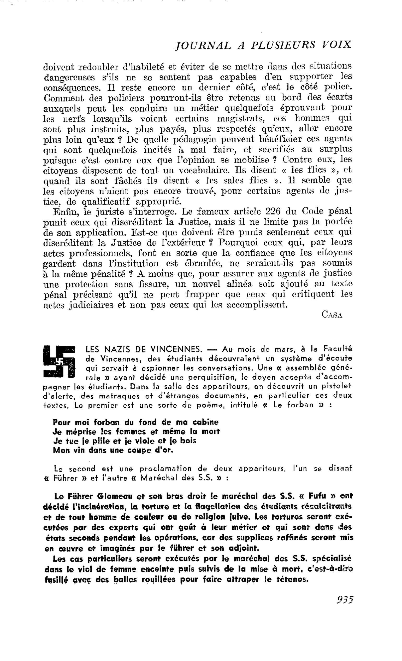 LES NAZIS DE VINCENNES
