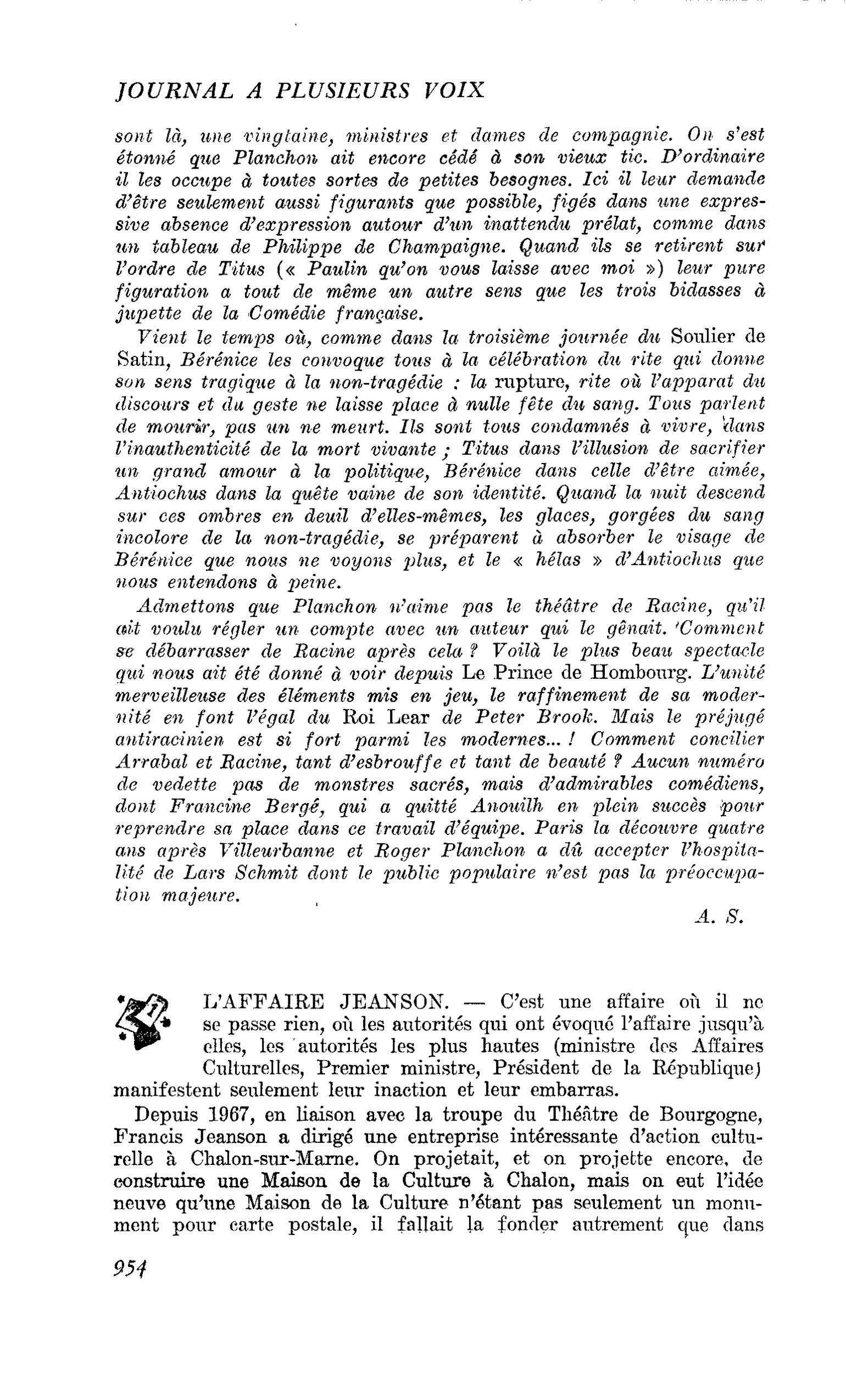 L’AFFAIRE JEANSON