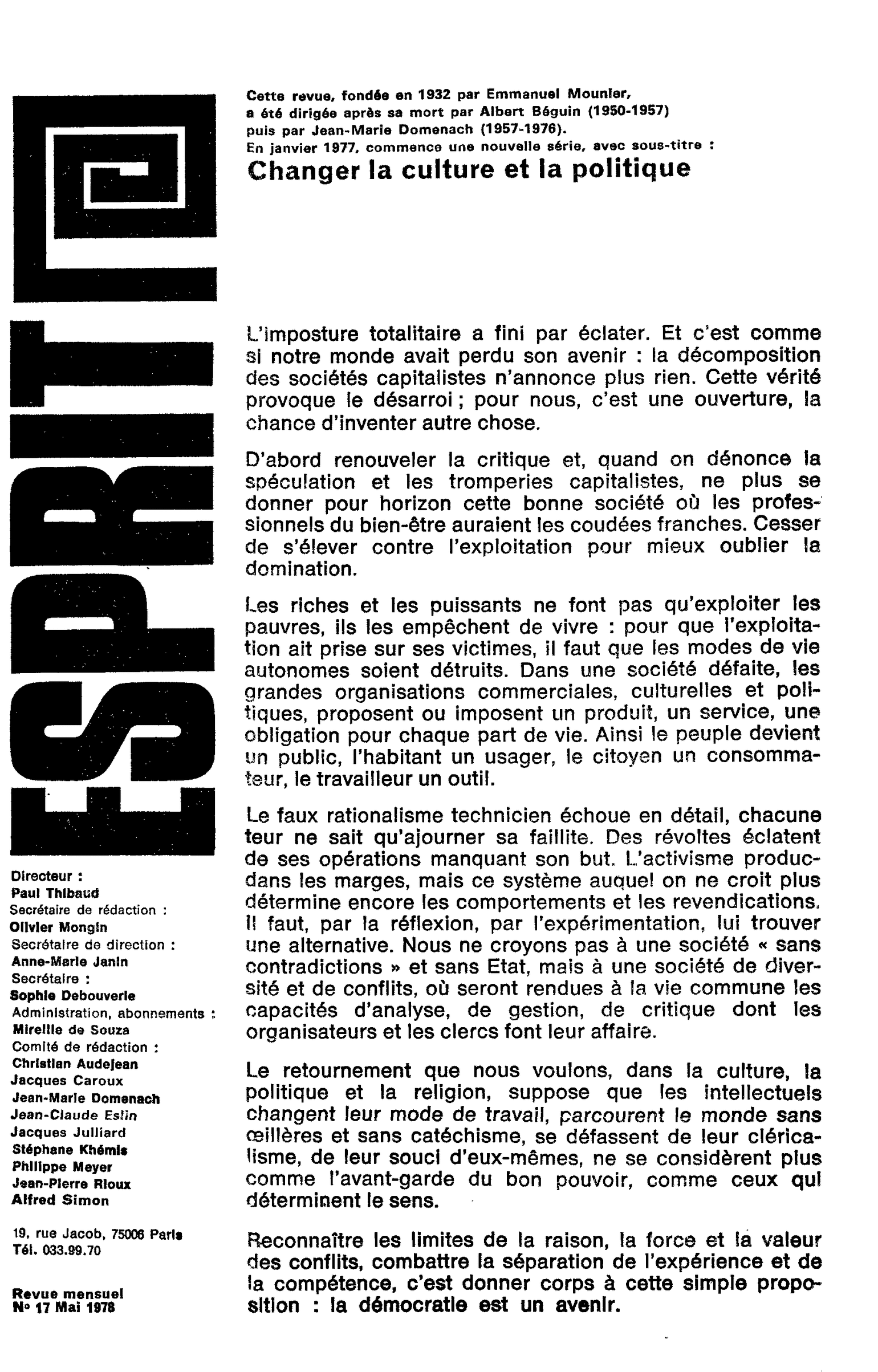 Editorial