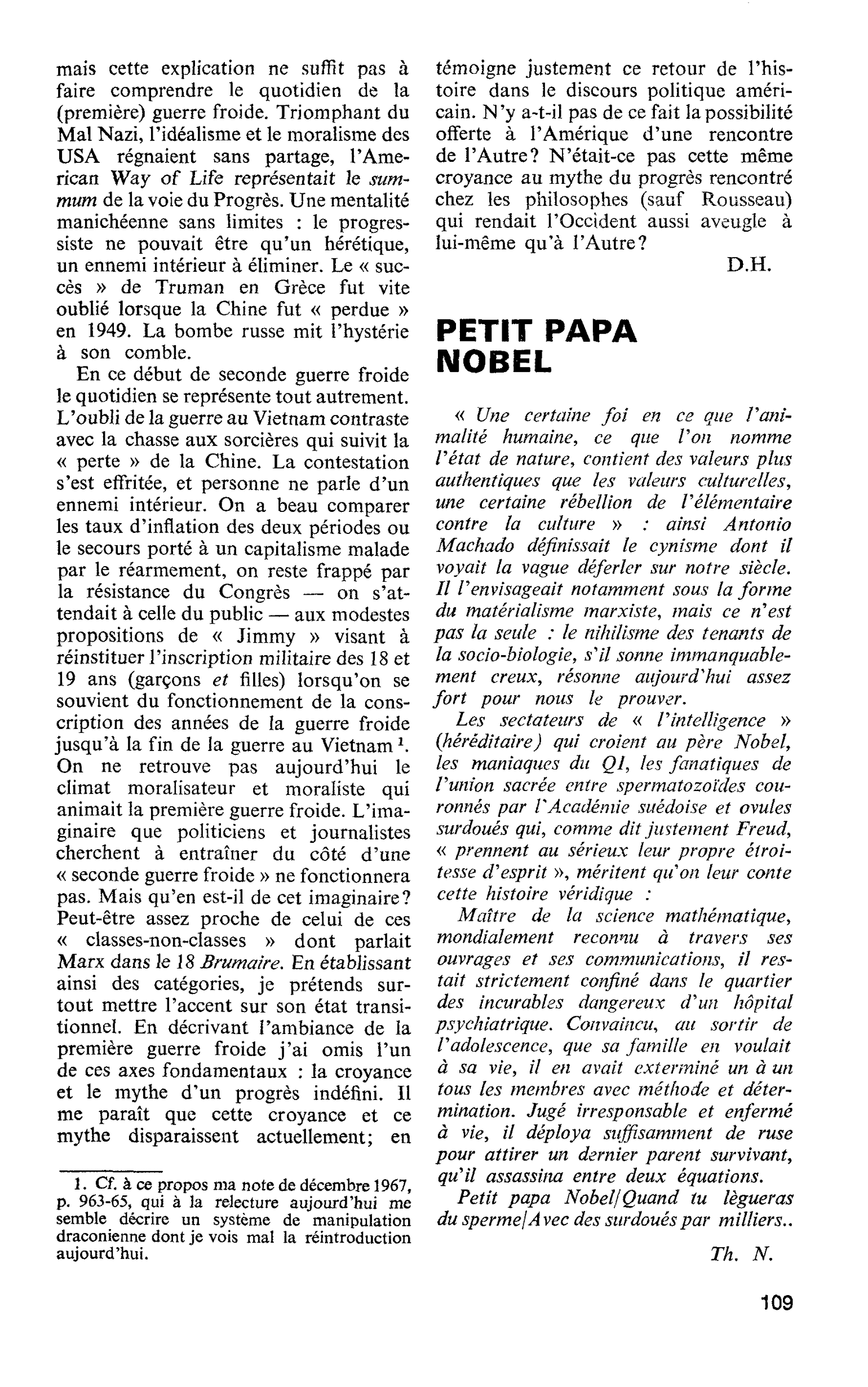 PETIT PAPA NOBEL