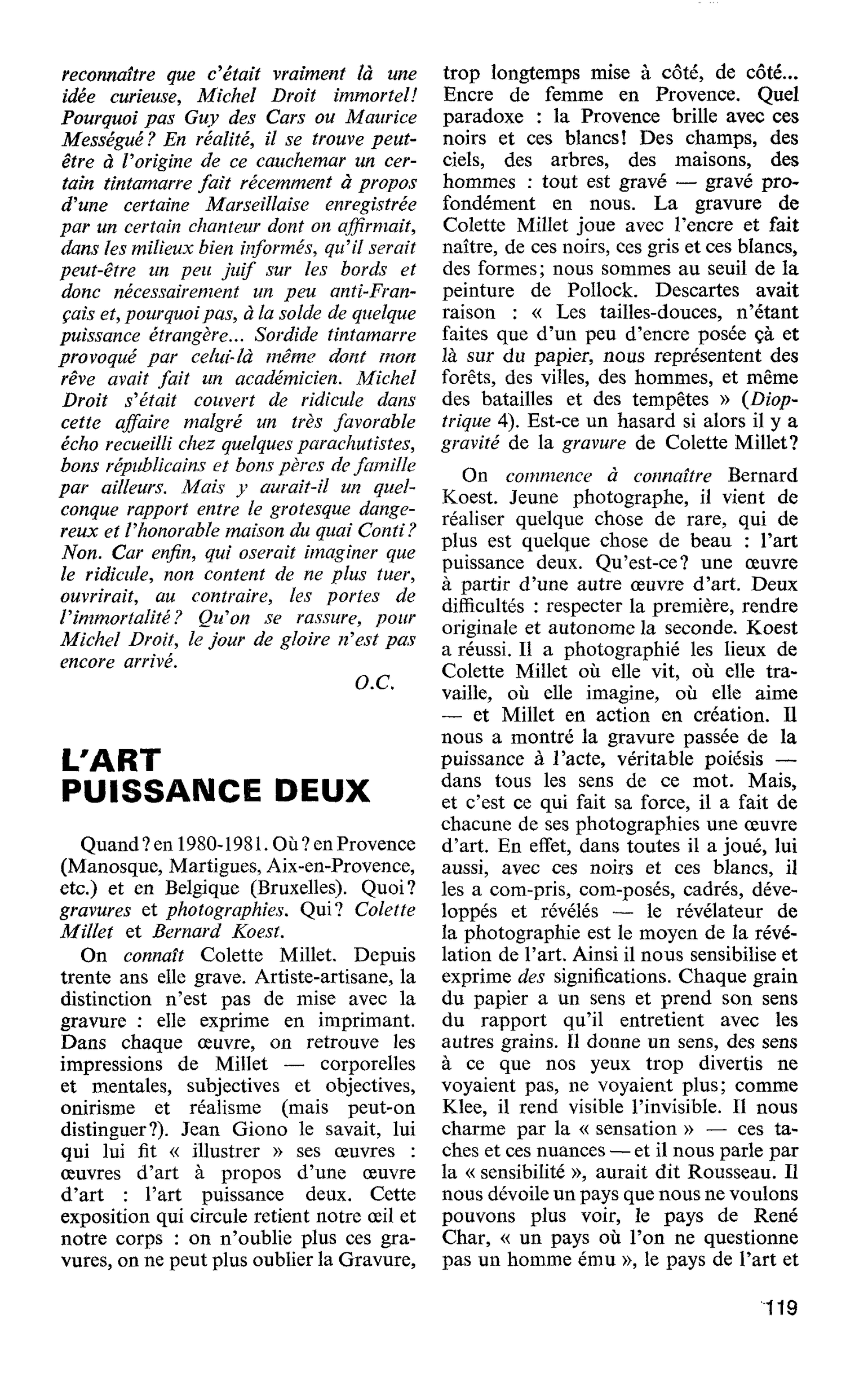 L’ART PUISSANCE DEUX
