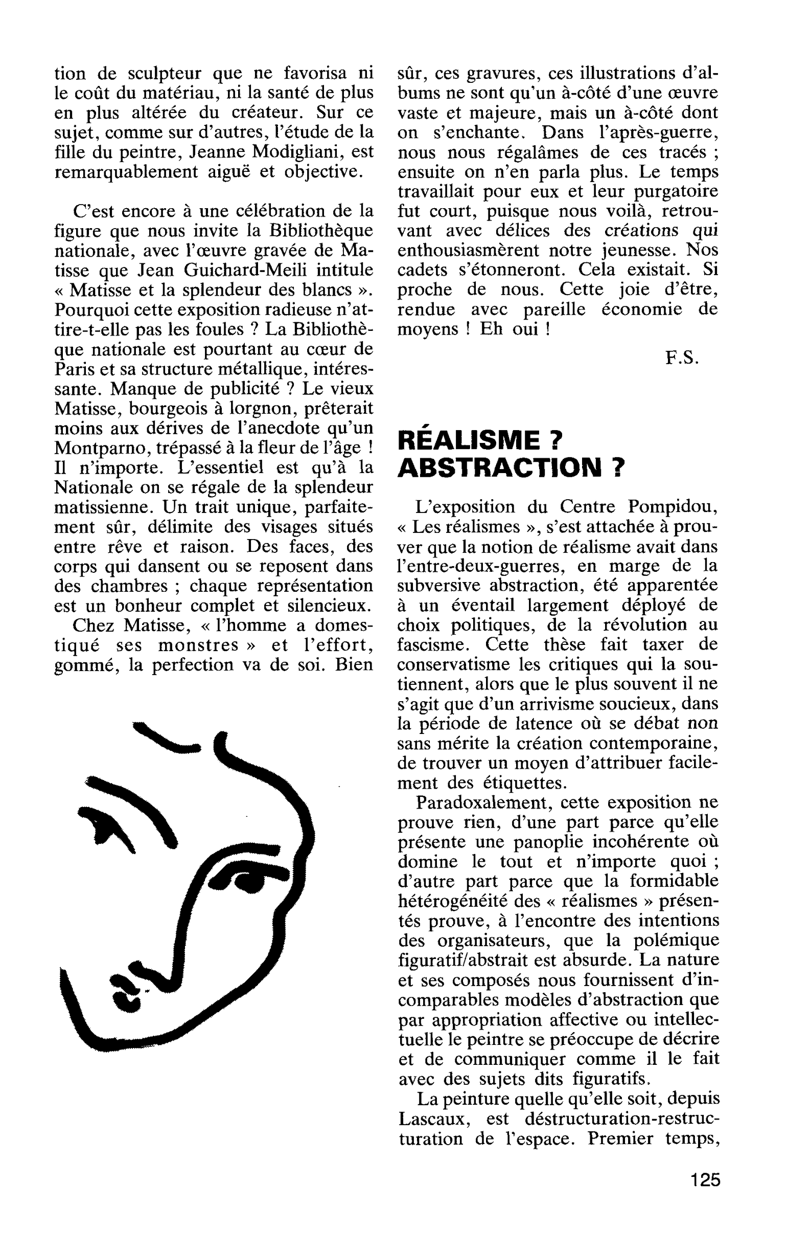 RÉALISME ? ABSTRACTION ?