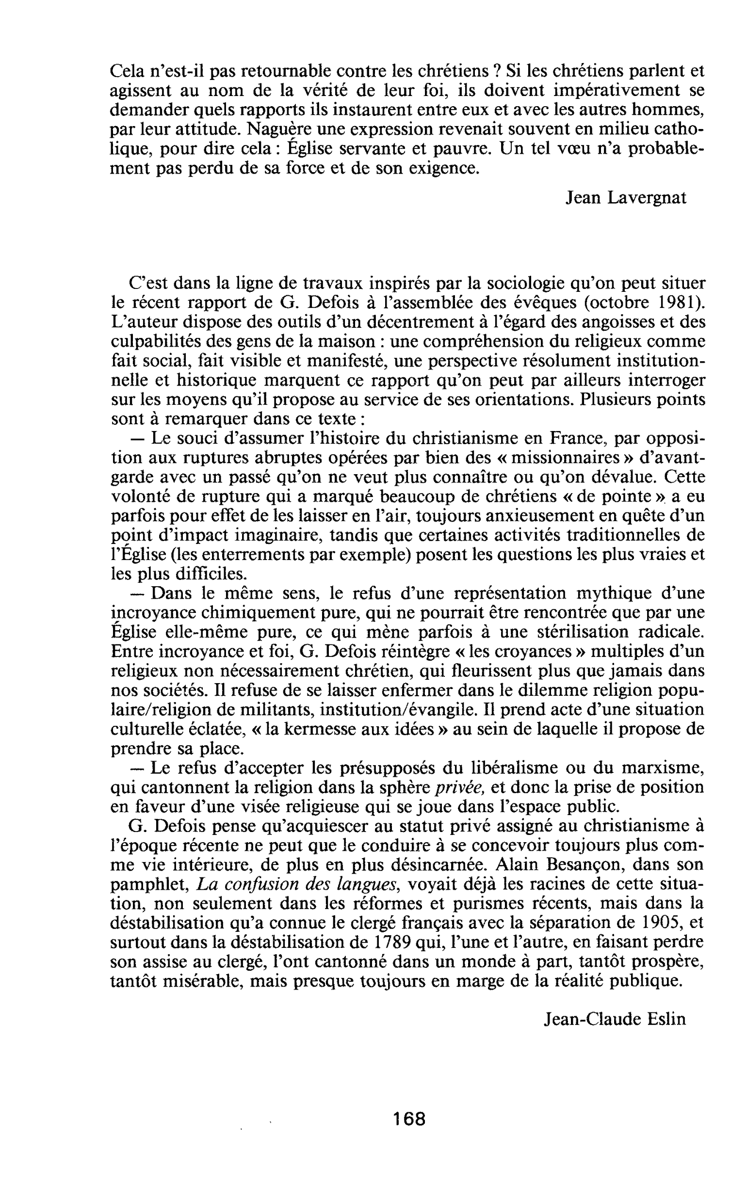 Chronique
