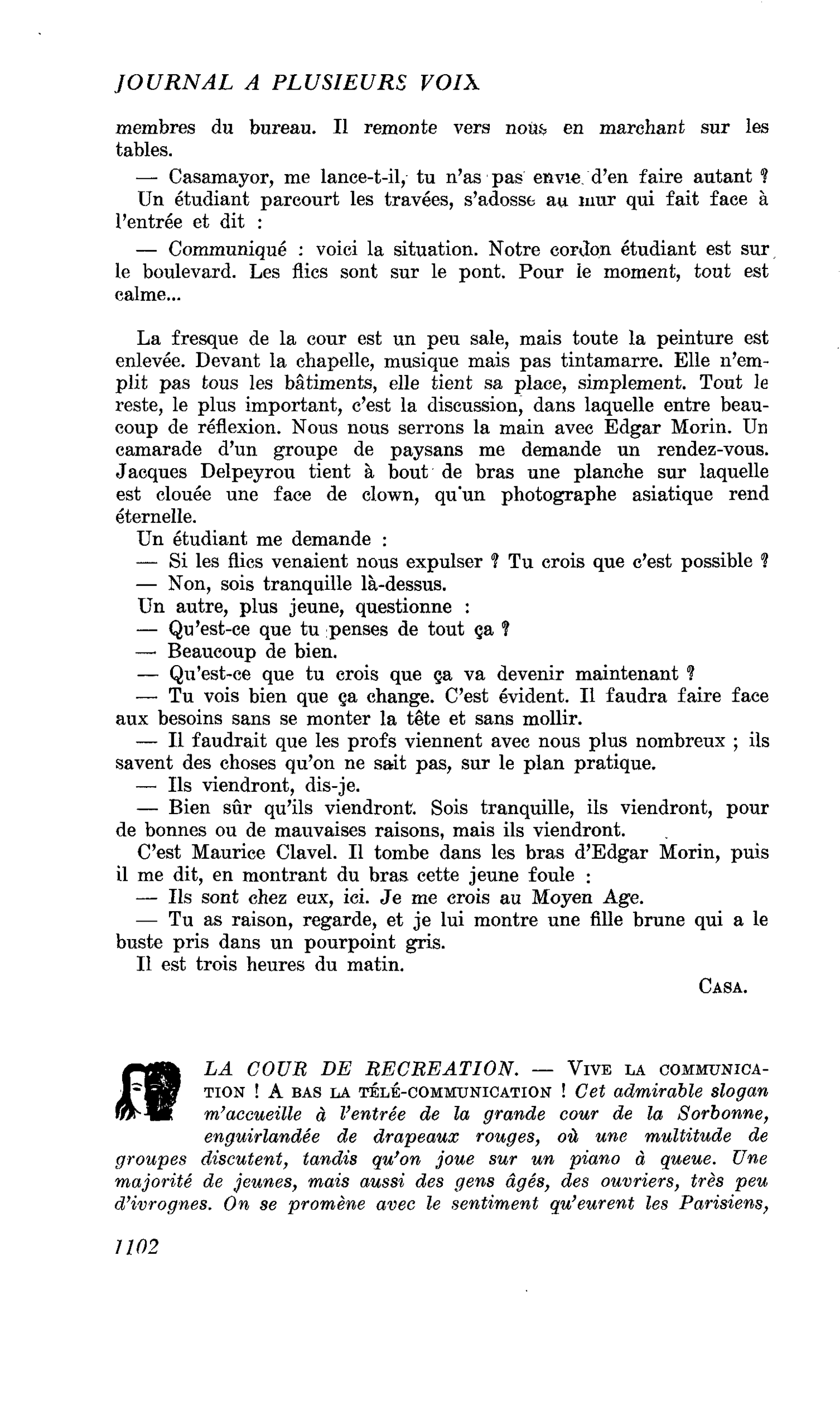 LA COUR DE RECREATION