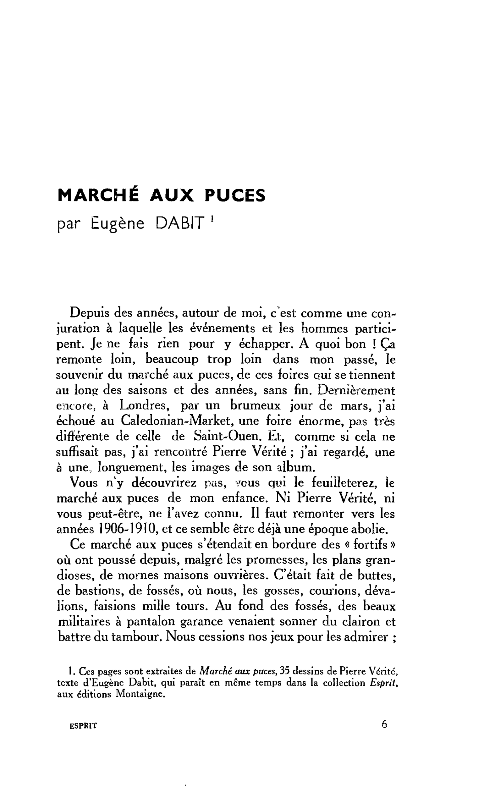 MARCHÉ AUX PUCES