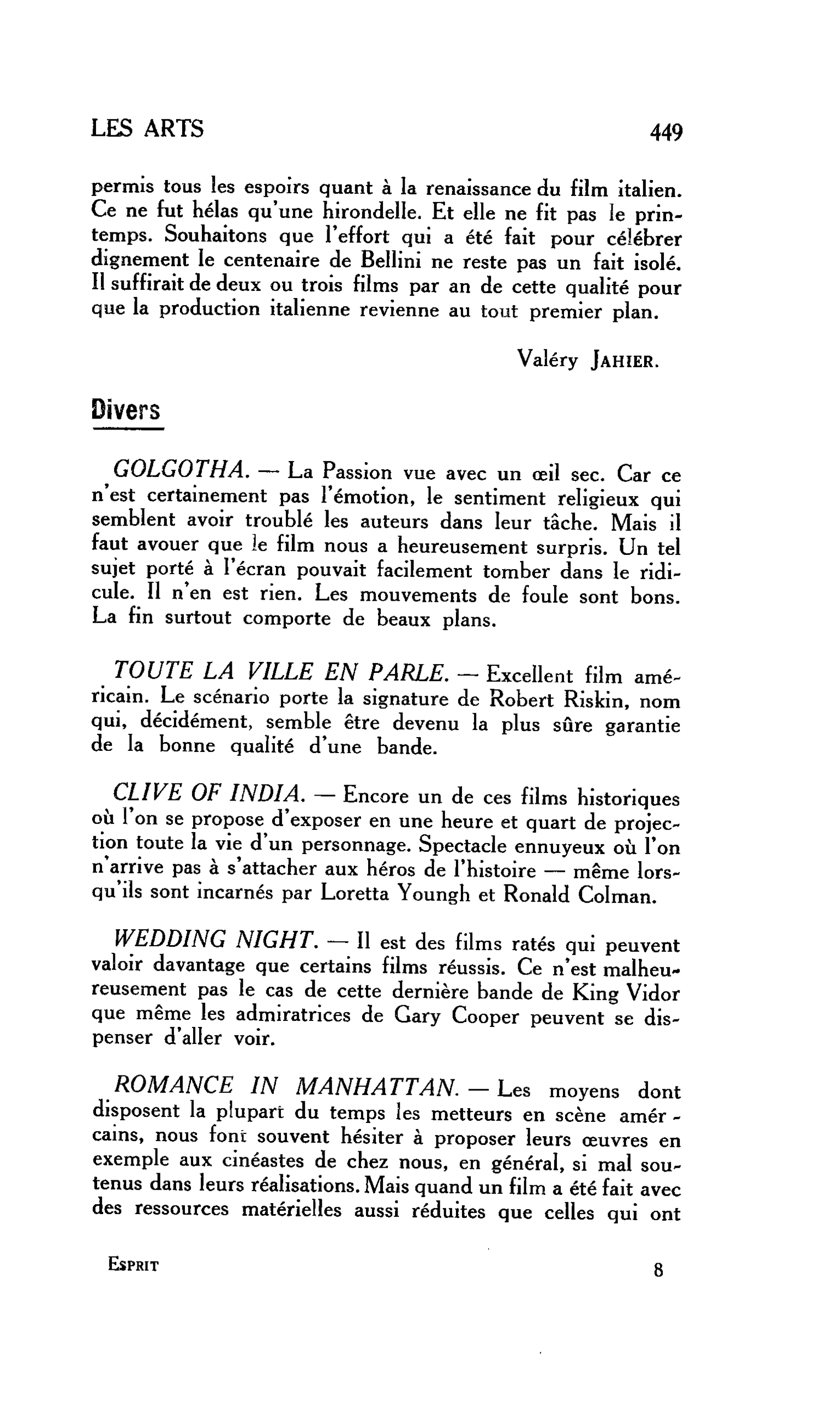 LES ARTS : Divers