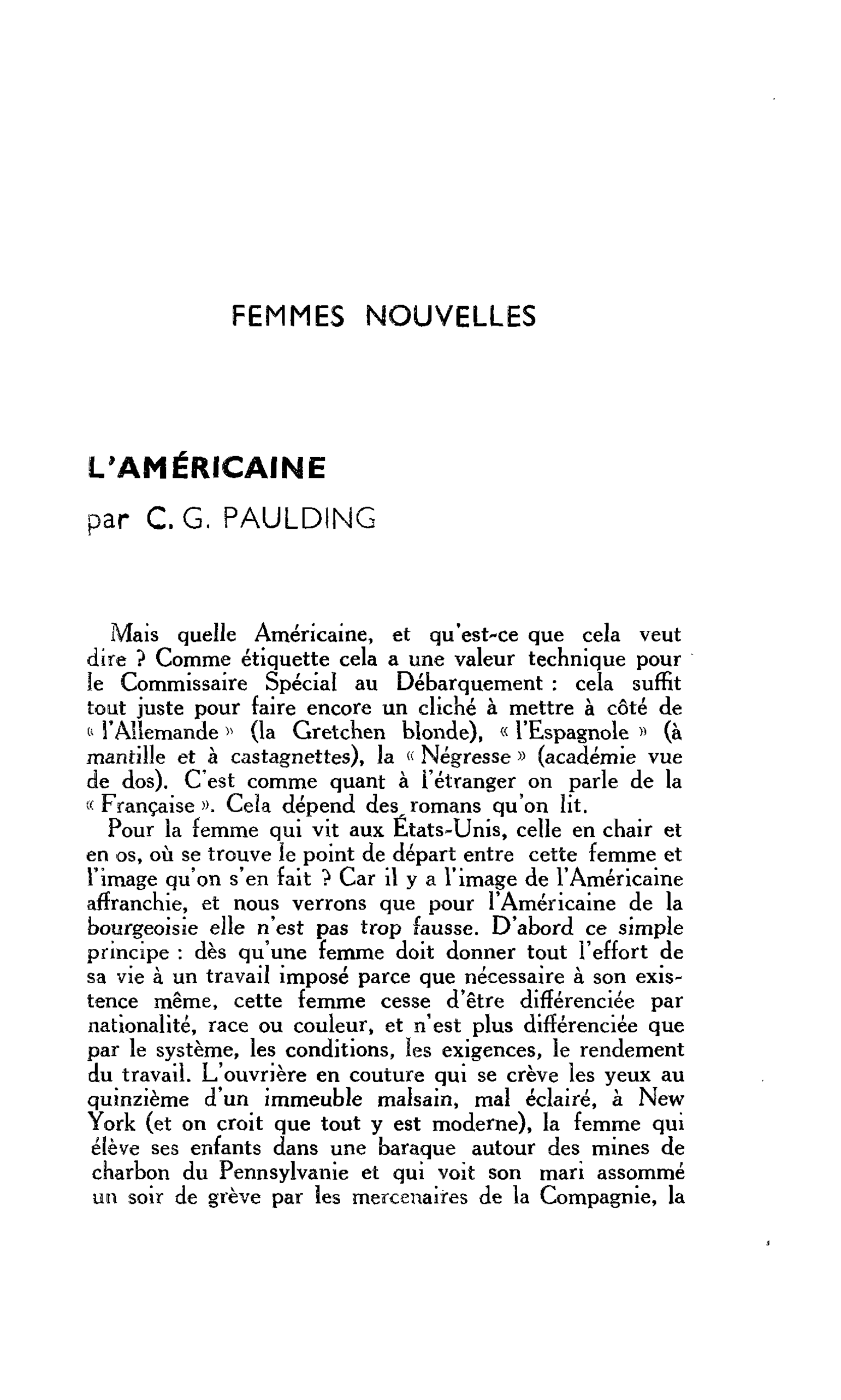 L’AMÉRICAINE