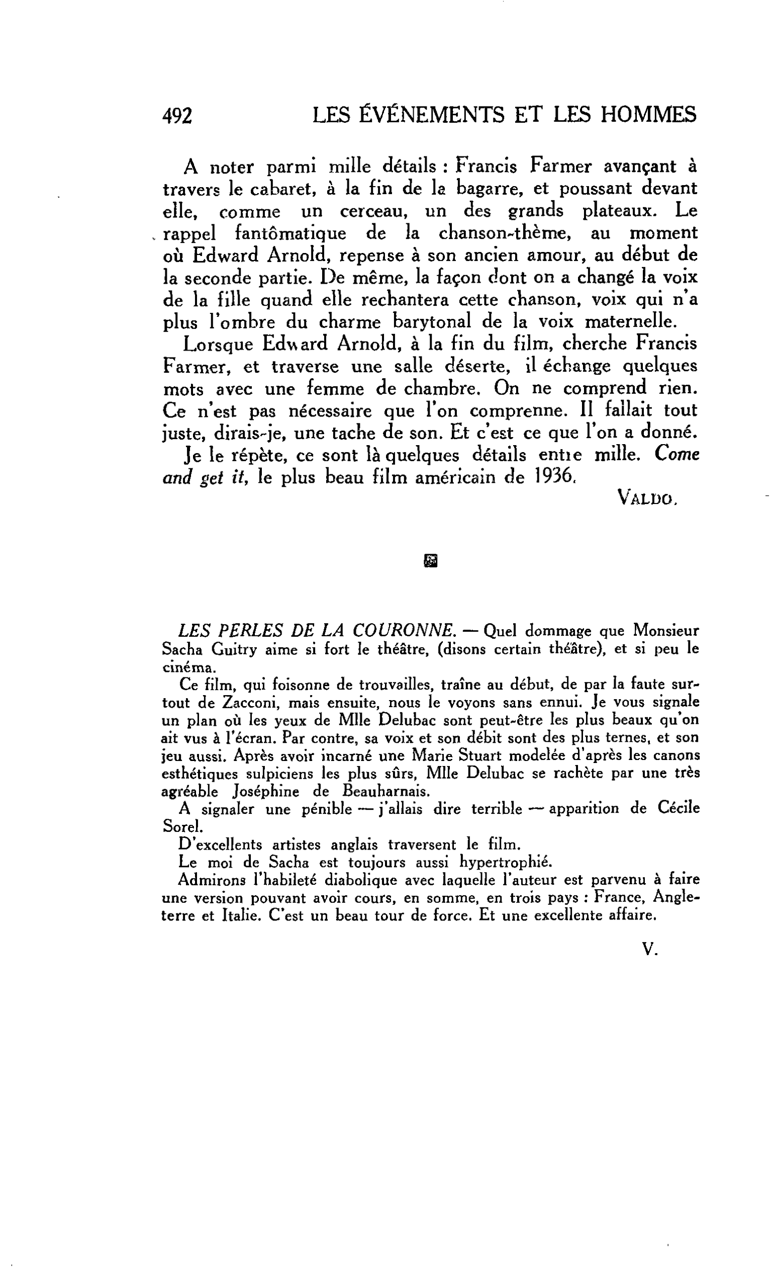 LES PERLES DE LA COURONNE