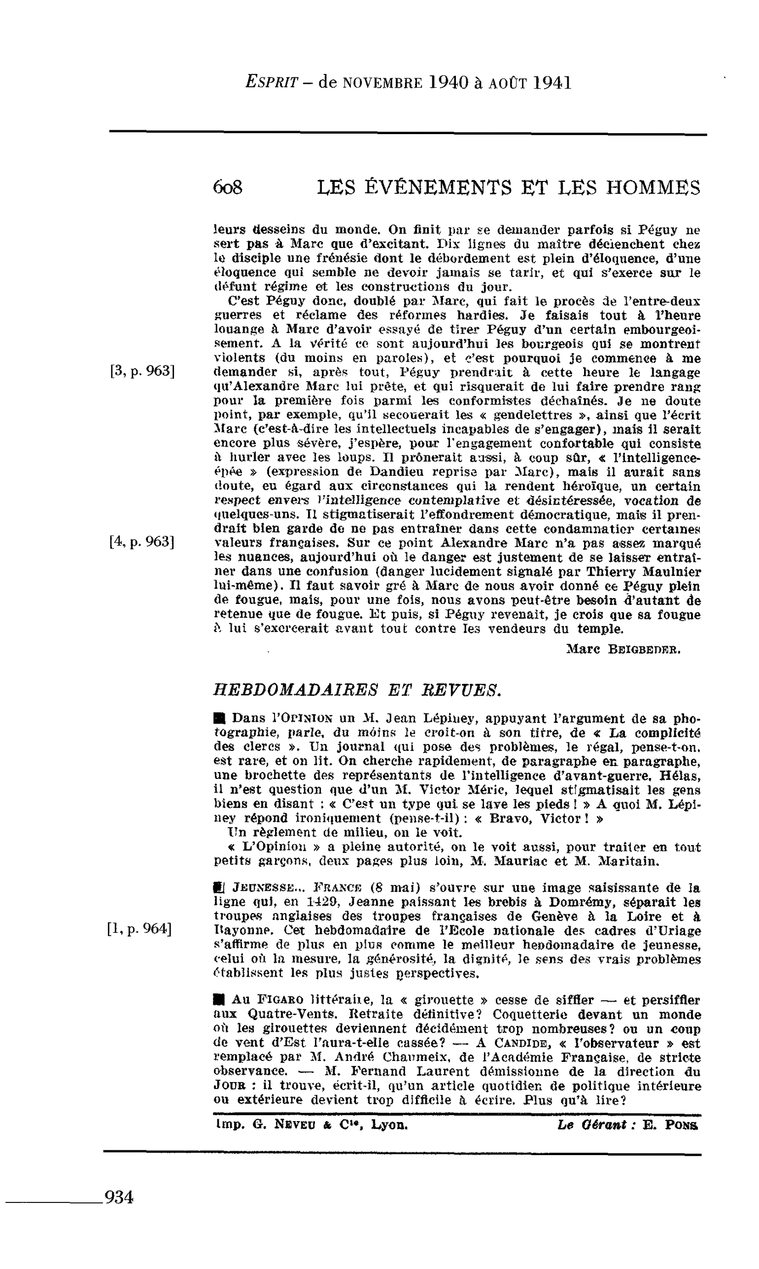 Journal des Témoins : Jeunesse… FRANCE