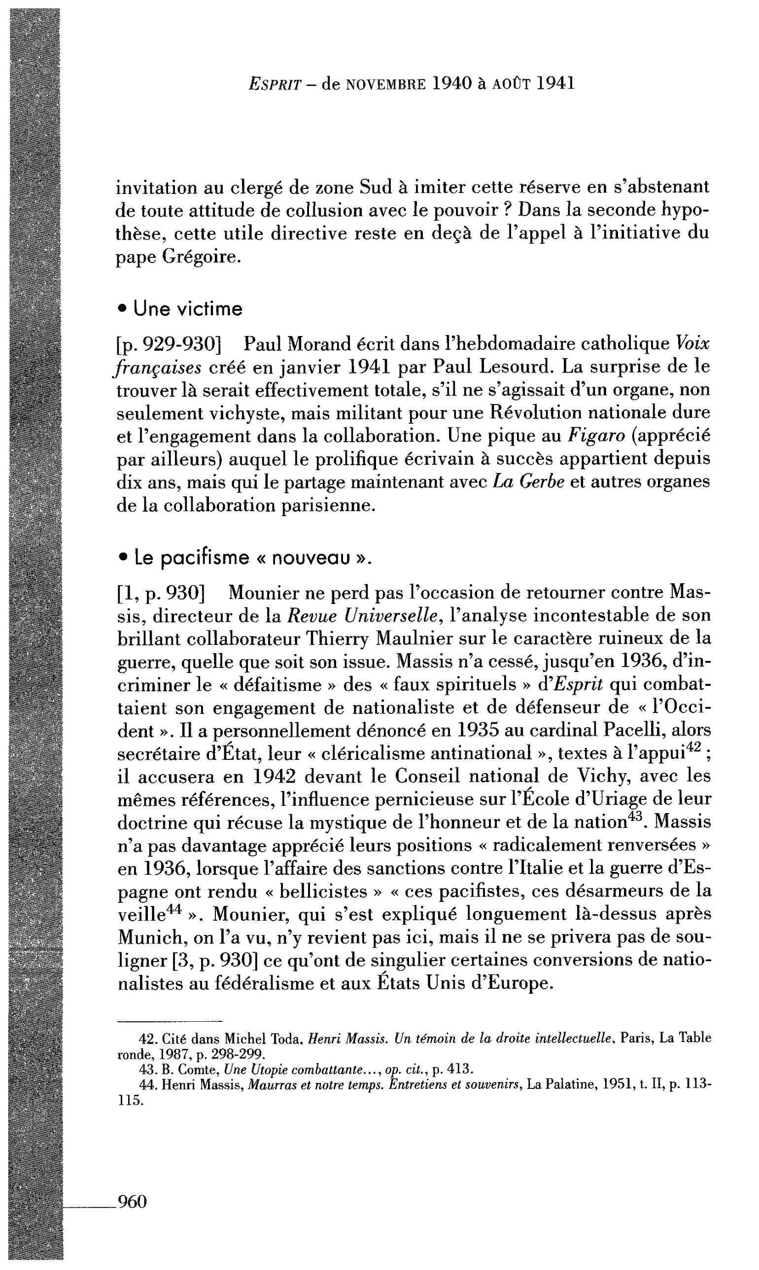 Journal des Témoins : Une victime
