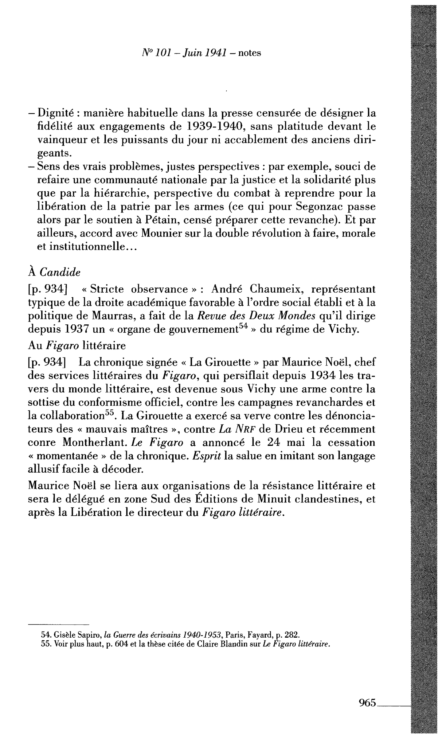 Journal des Témoins : À Candide