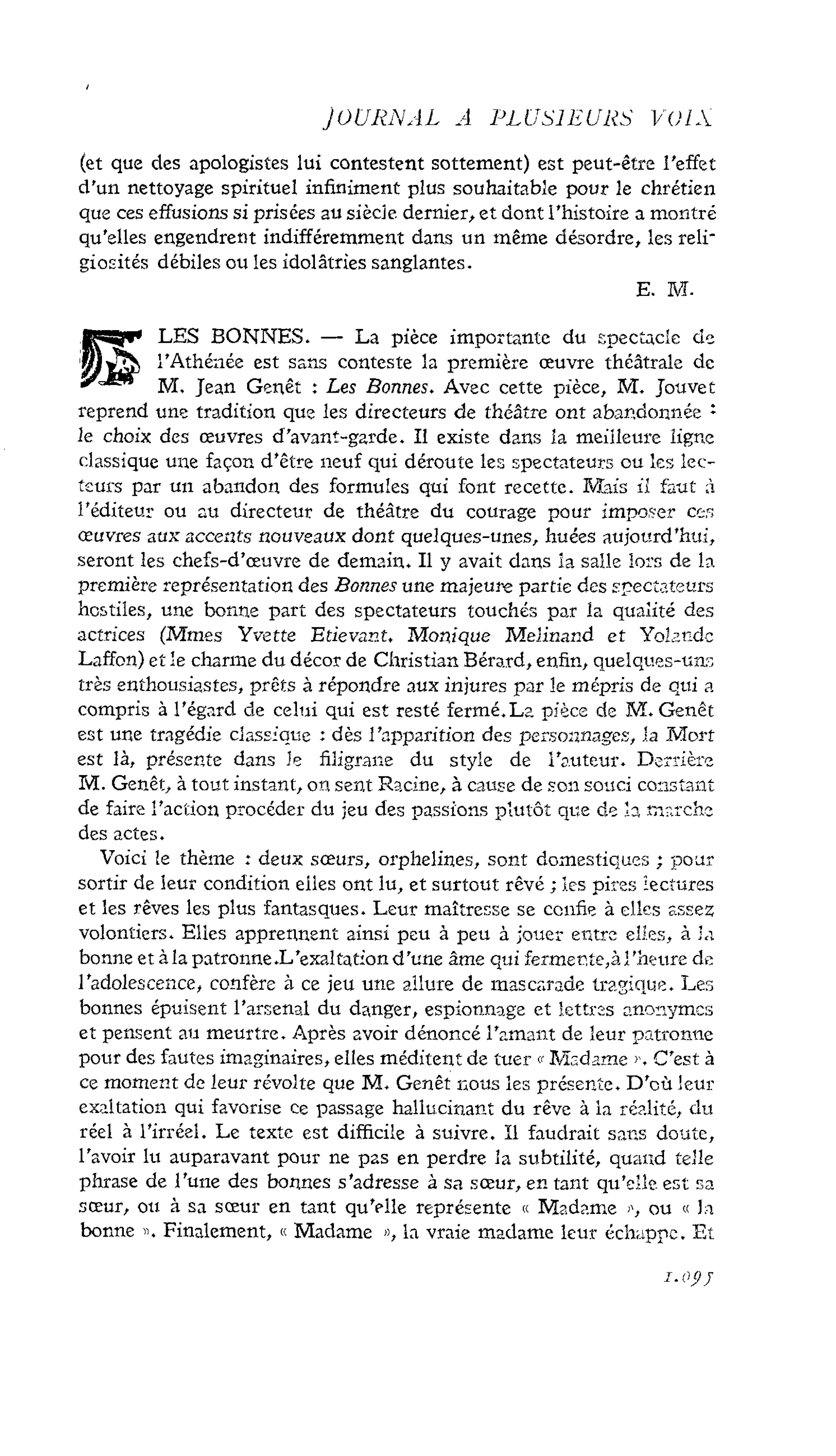 LES BONNES