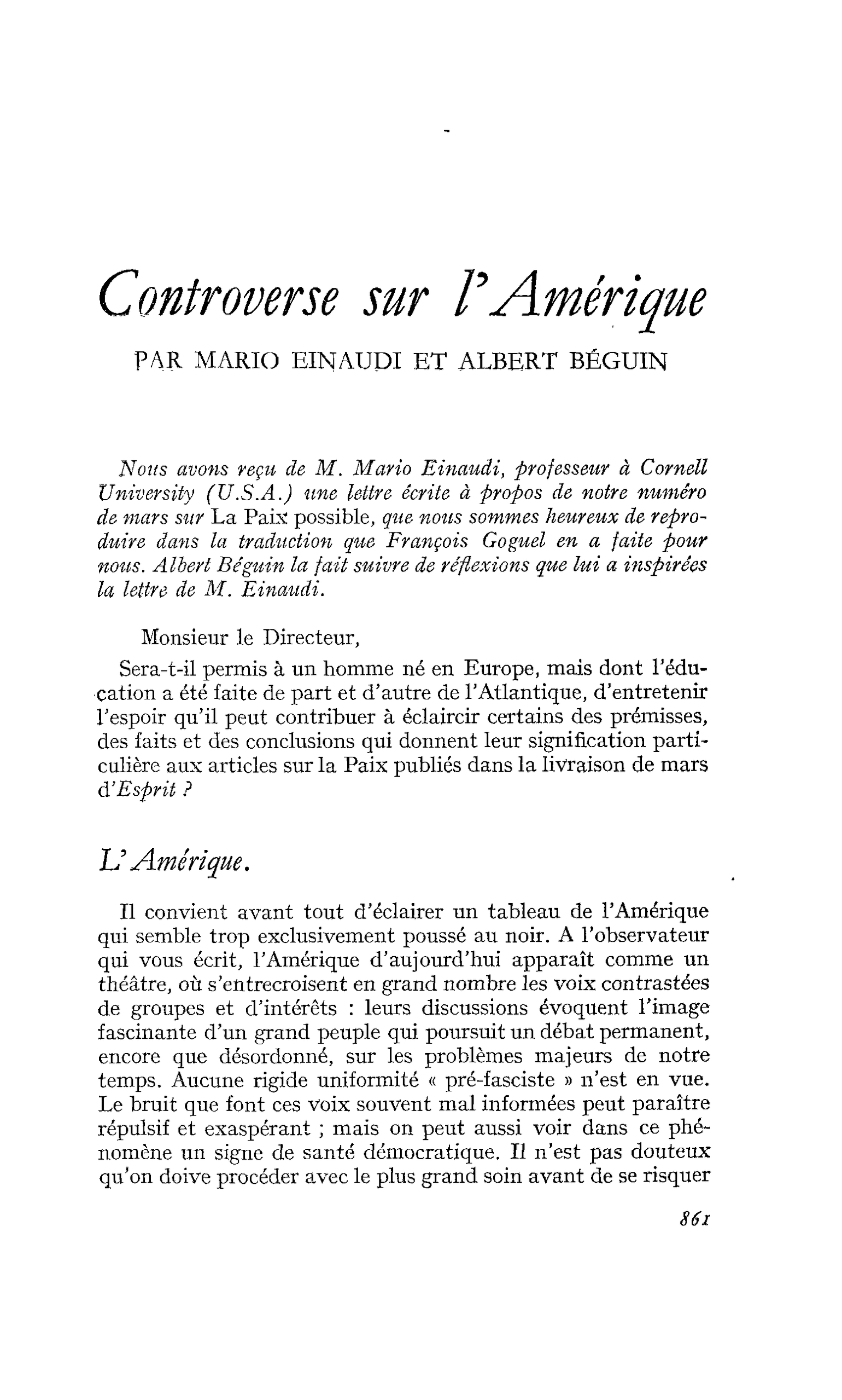 Controverse sur l’Amérique