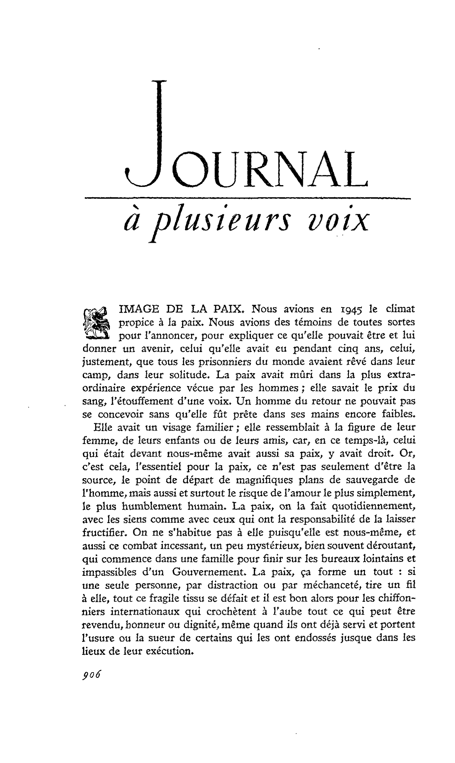 IMAGE DE LA PAIX
