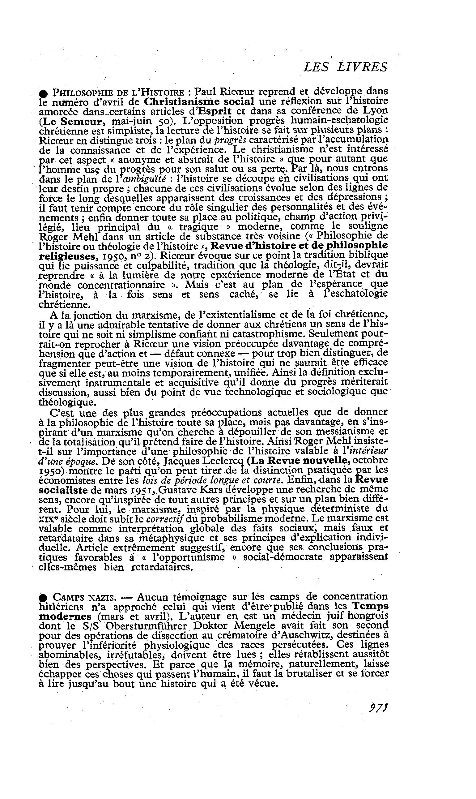 Philosophie de l’Histoire