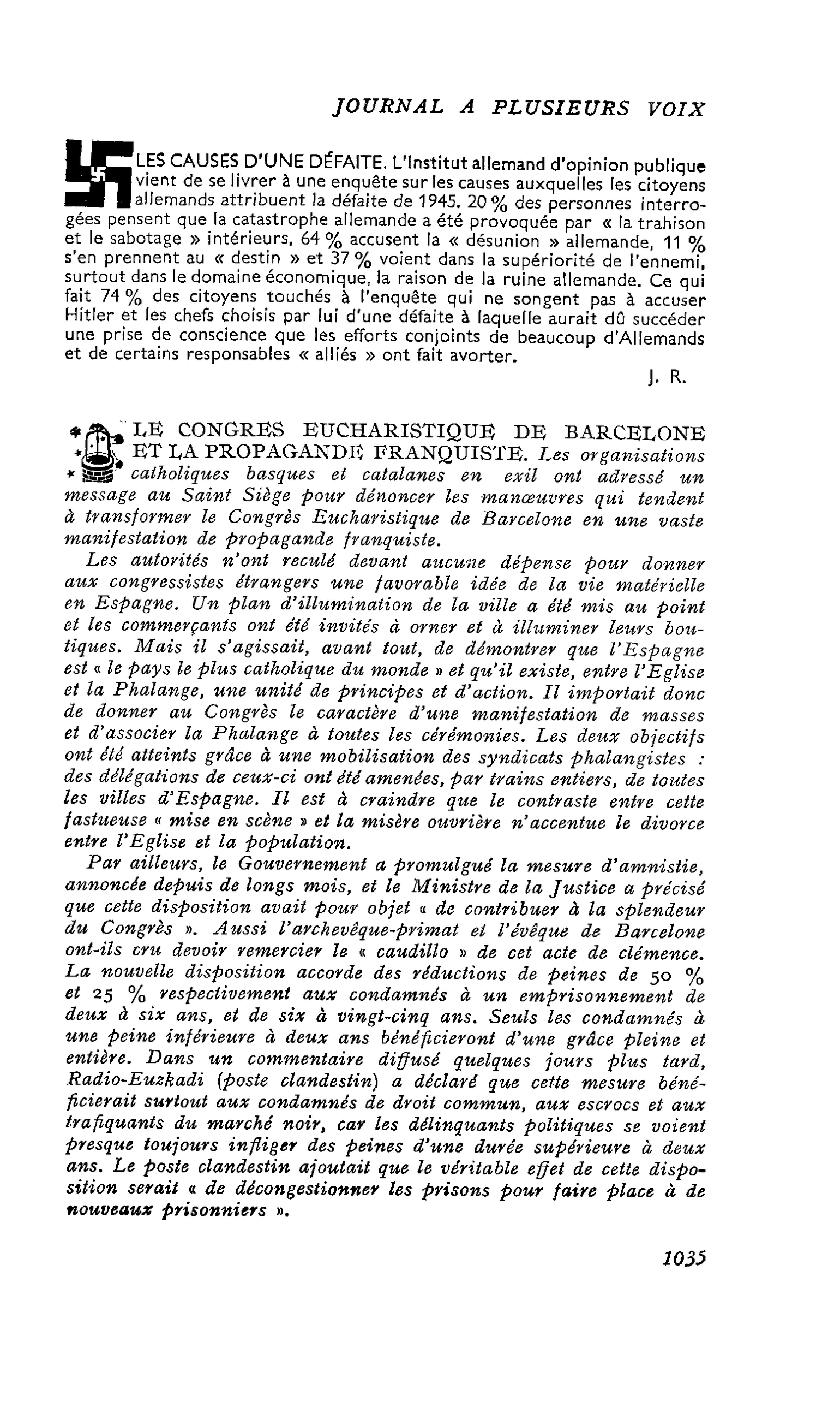 Les causes d’une défaite