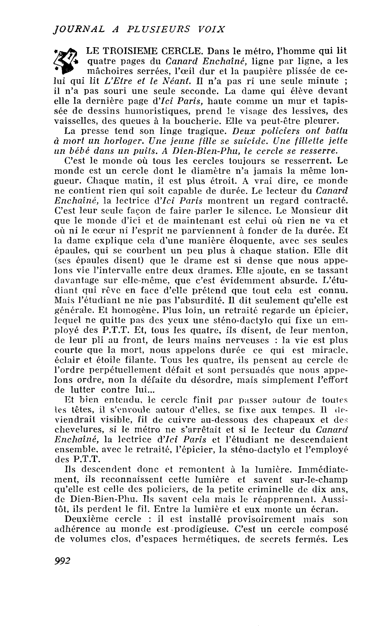 LE TROISIEME CERCLE