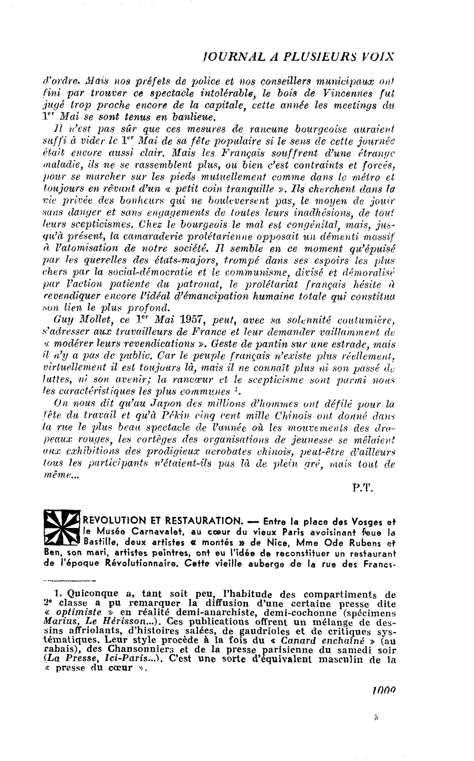 REVOLUTION ET RESTAURATION
