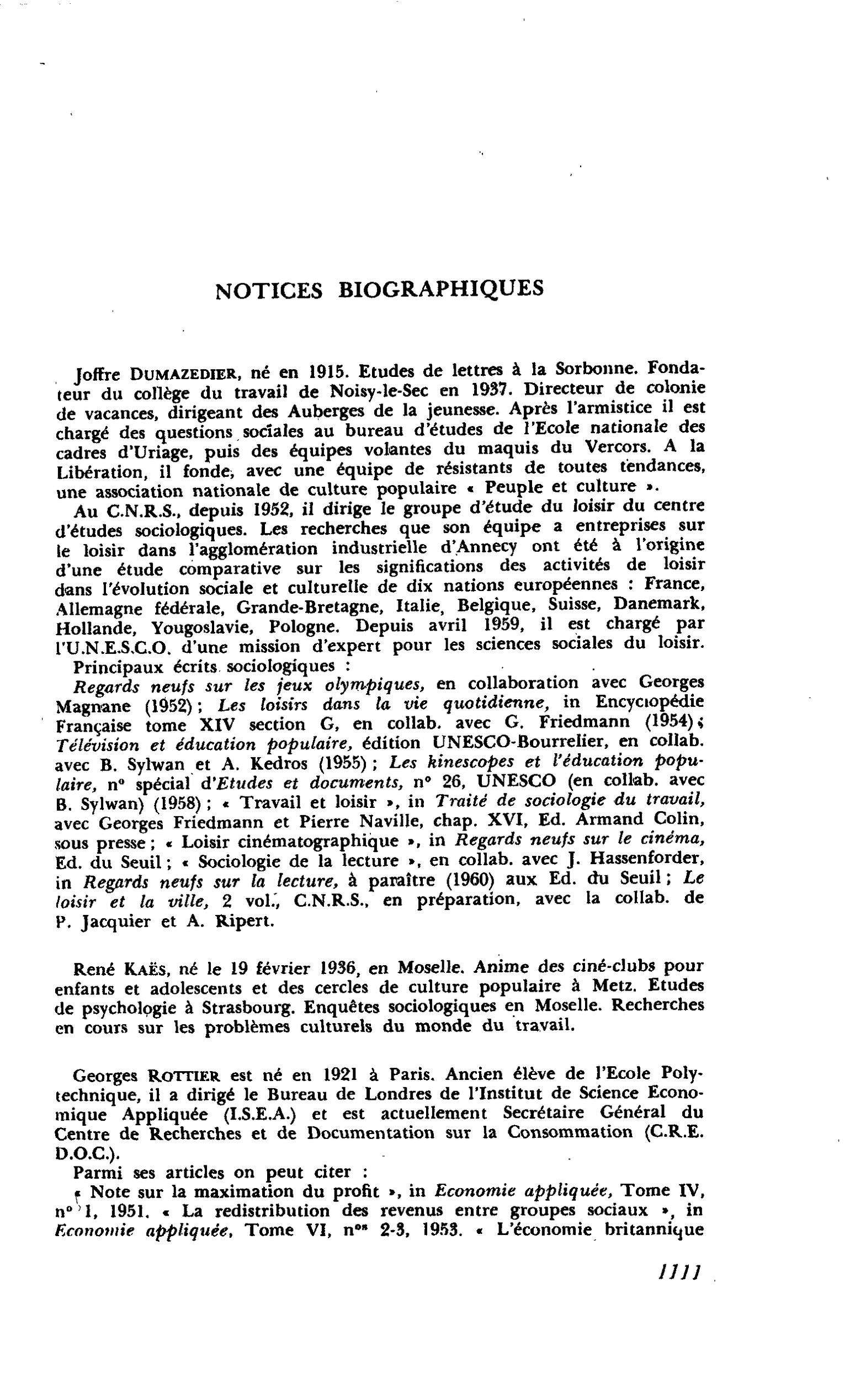 NOTICES BIOGRAPHIQUES