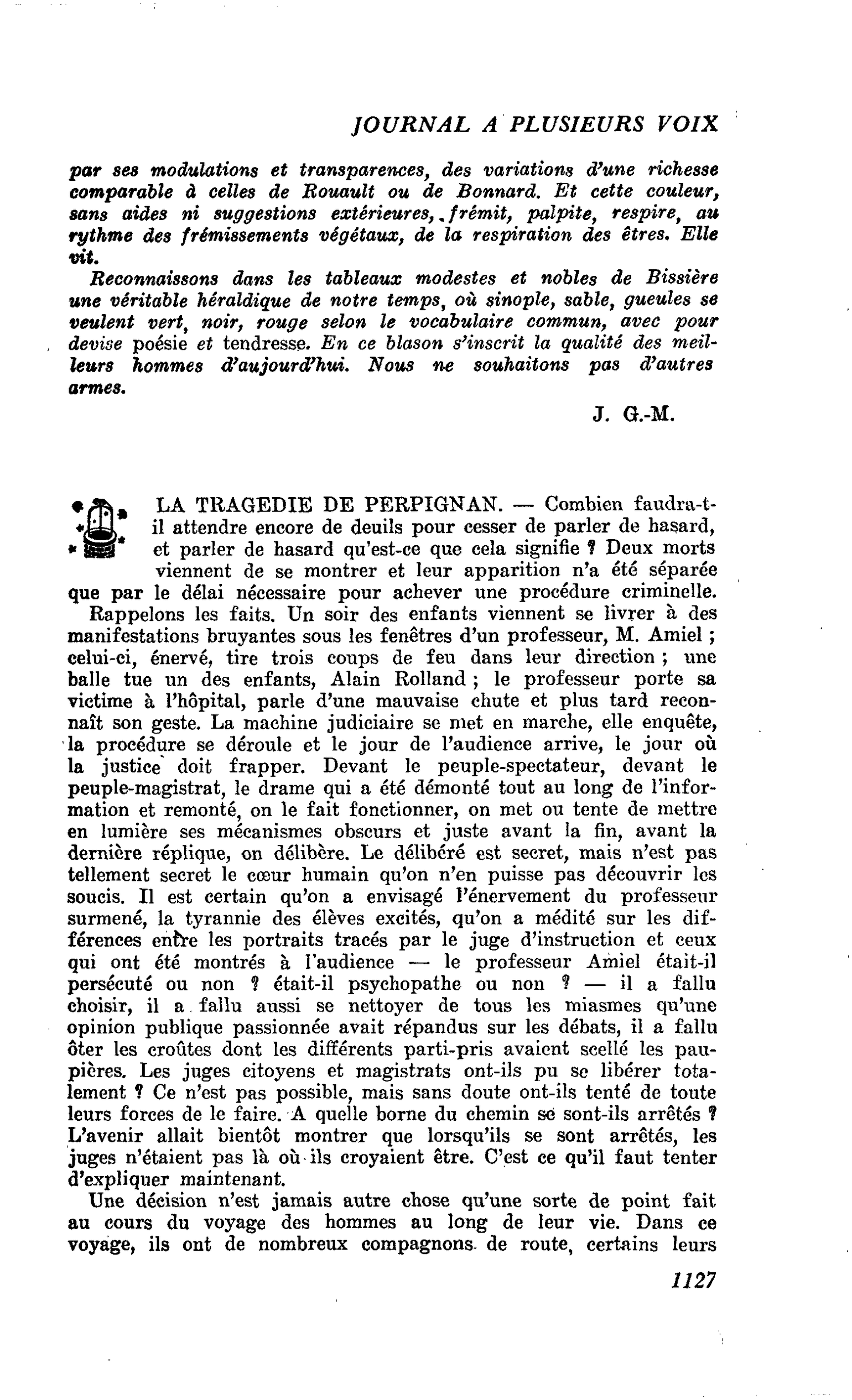 LA TRAGEDIE DE PERPIGNAN