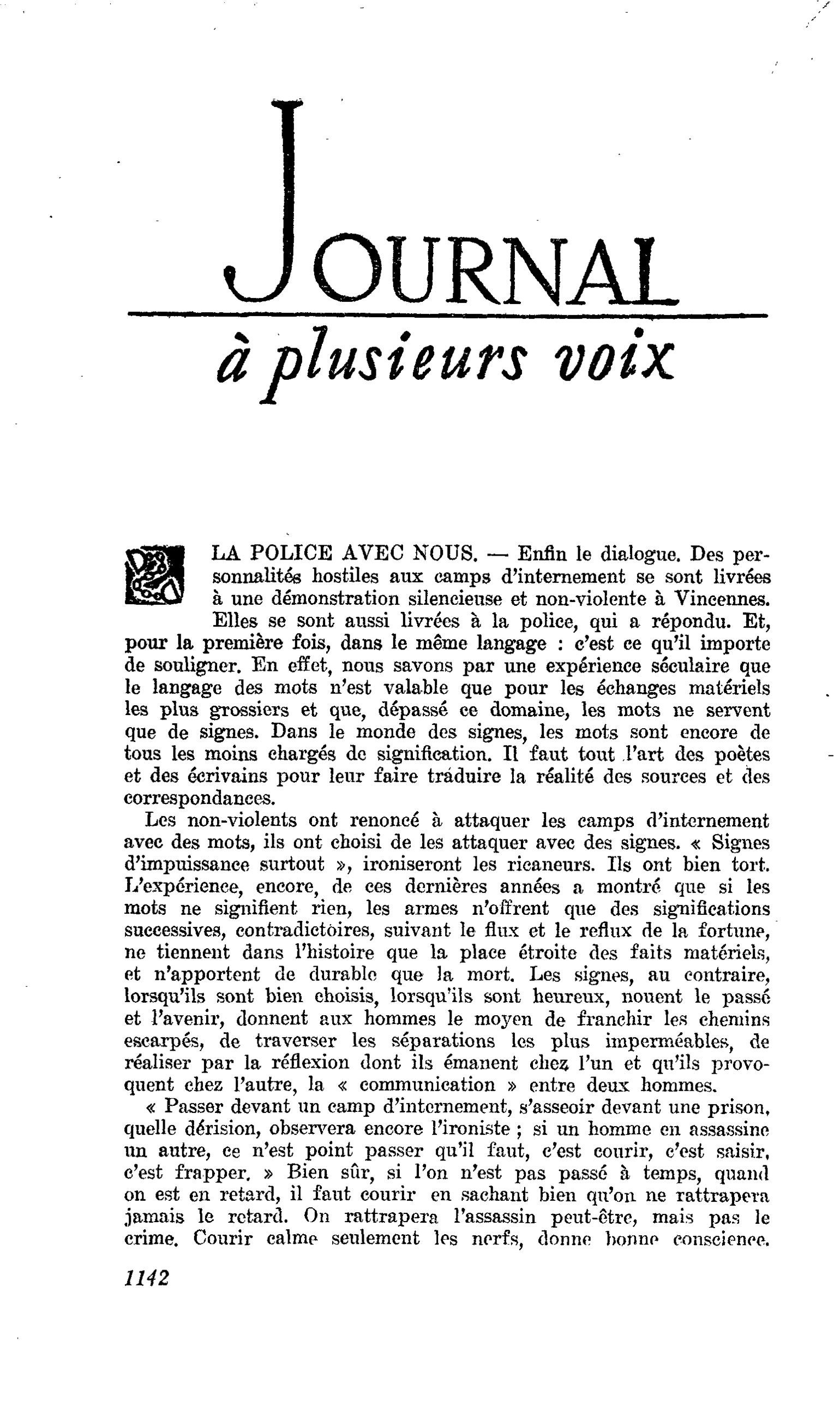 LA POLICE AVEC NOUS