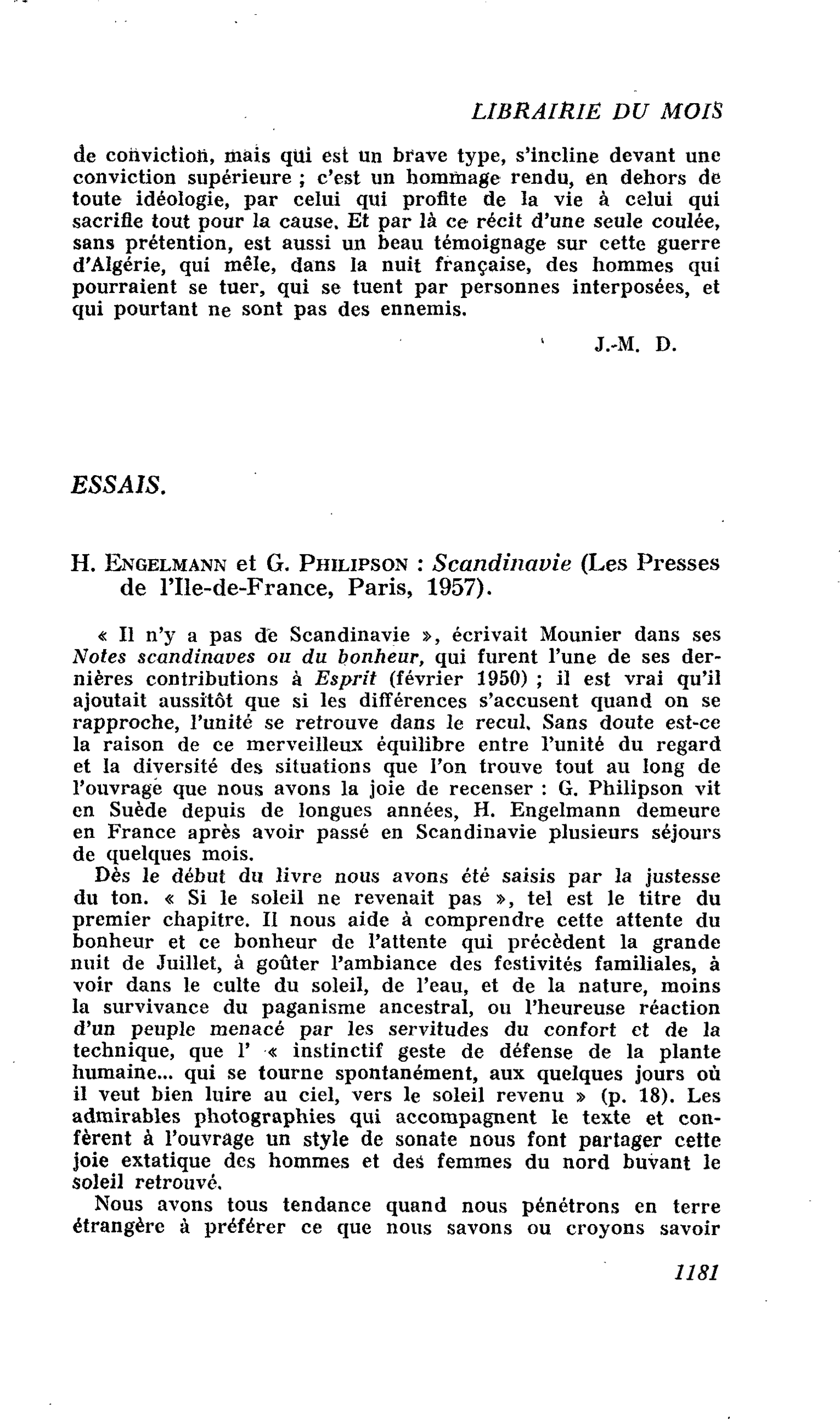 H. Engelmann et G. Philipson : Scandinavie