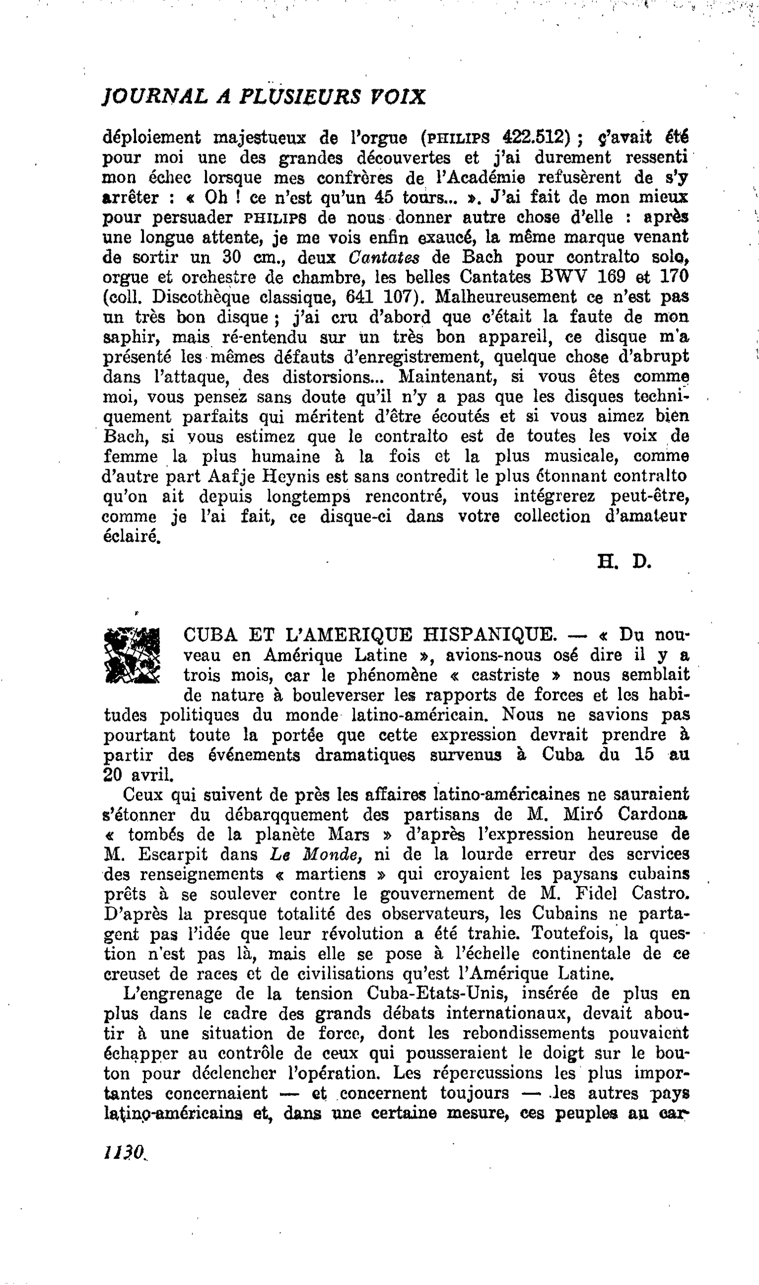 CUBA ET L’AMERIQUE HISPANIQUE