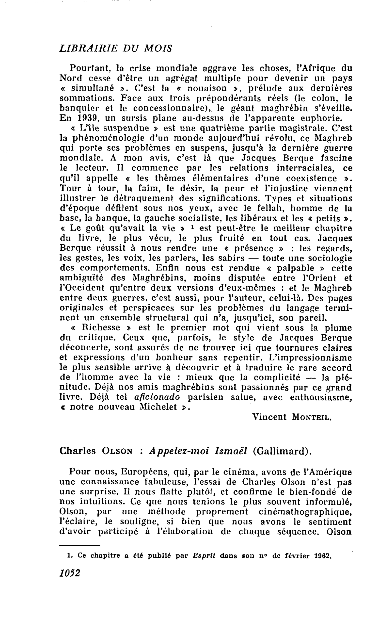 Charles Olson : Appelez-moi Ismaël